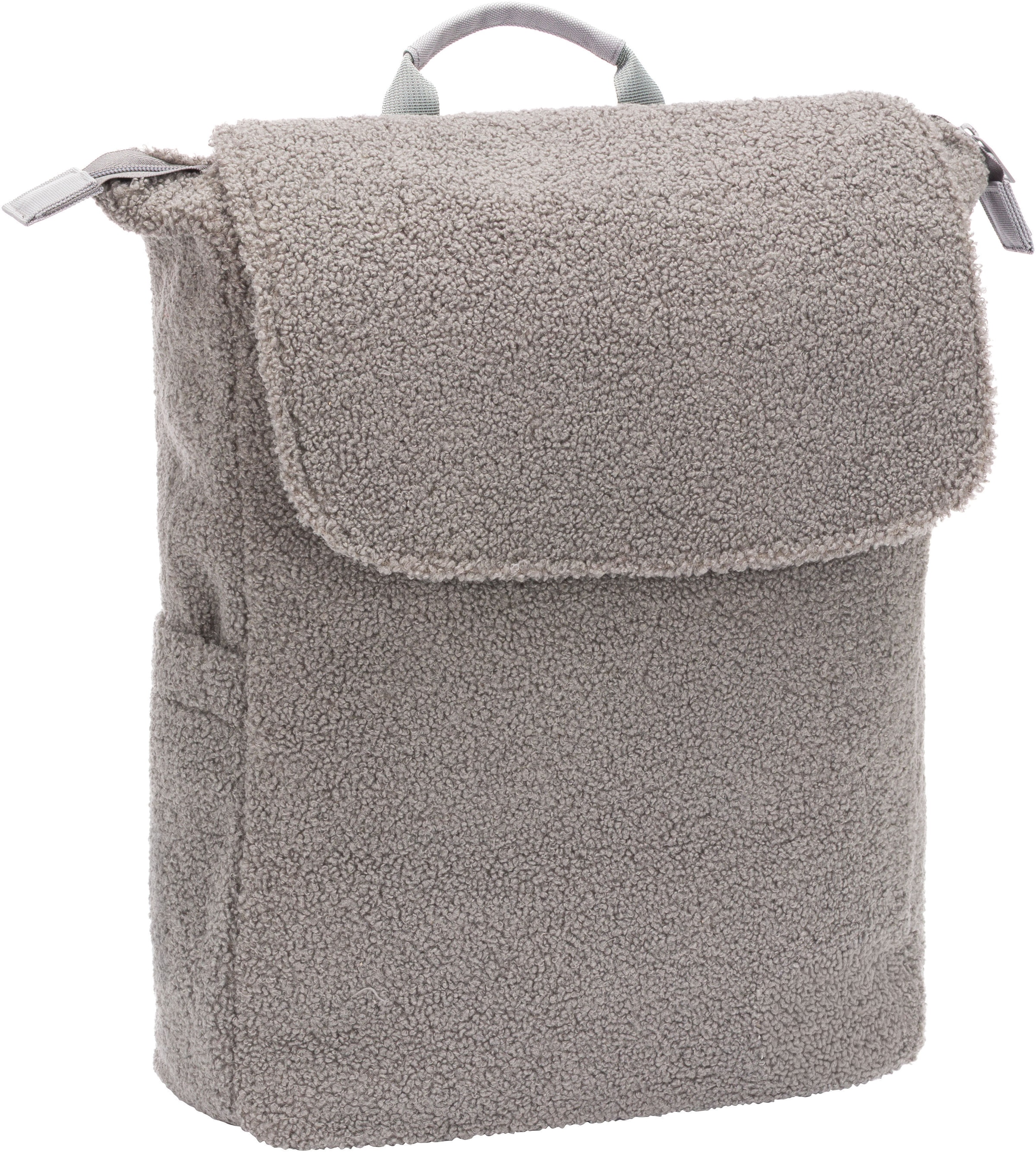 FILLIKID Baby Wickelrucksack "Teddy"stone grau, Polyester, Polyurethane, Rucksäcke, inkl. Wickeltunterlage