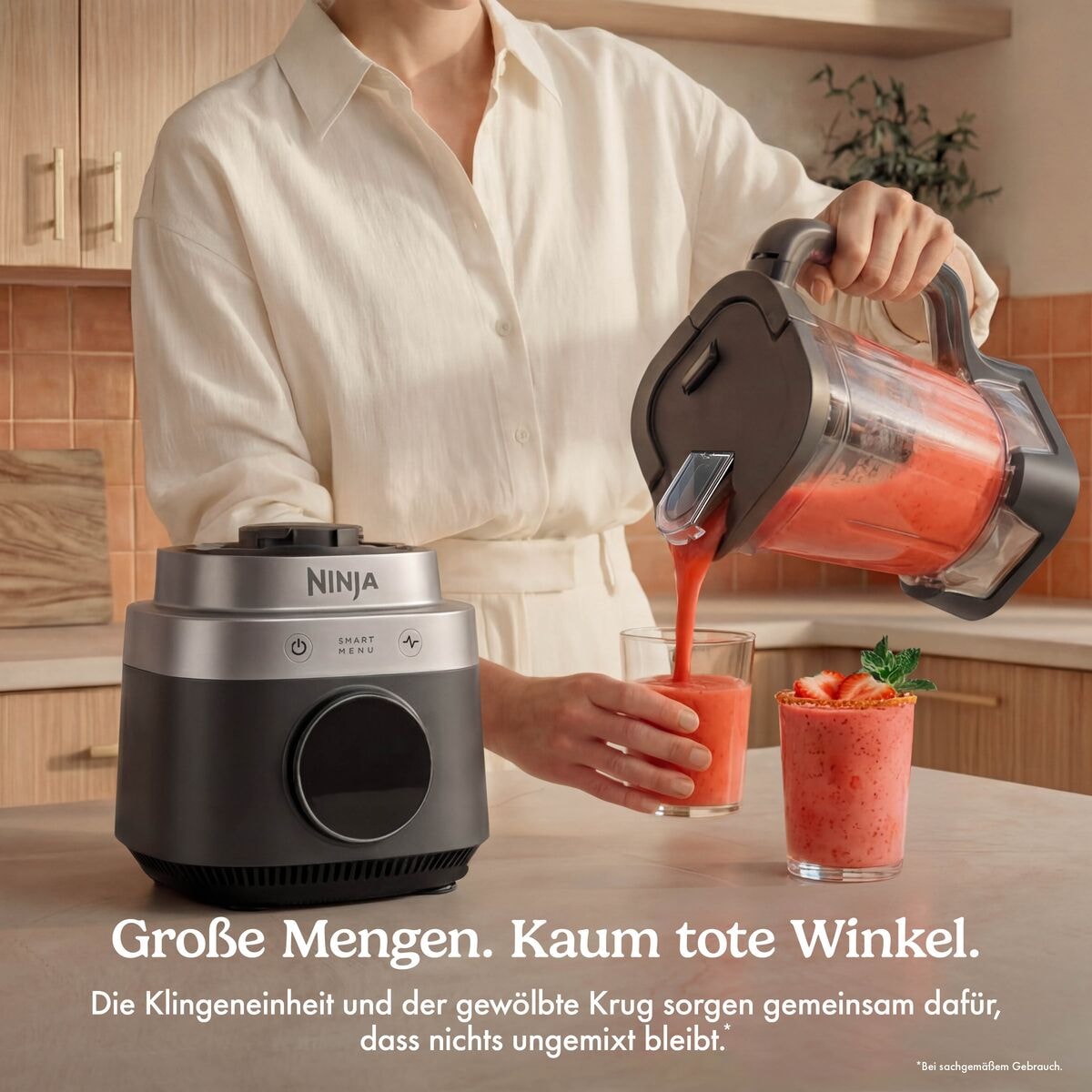 NINJA Standmixer »LB201EUBK Ninja CrushBOSS intelligenter Mixer  Onyx« 1200 W
