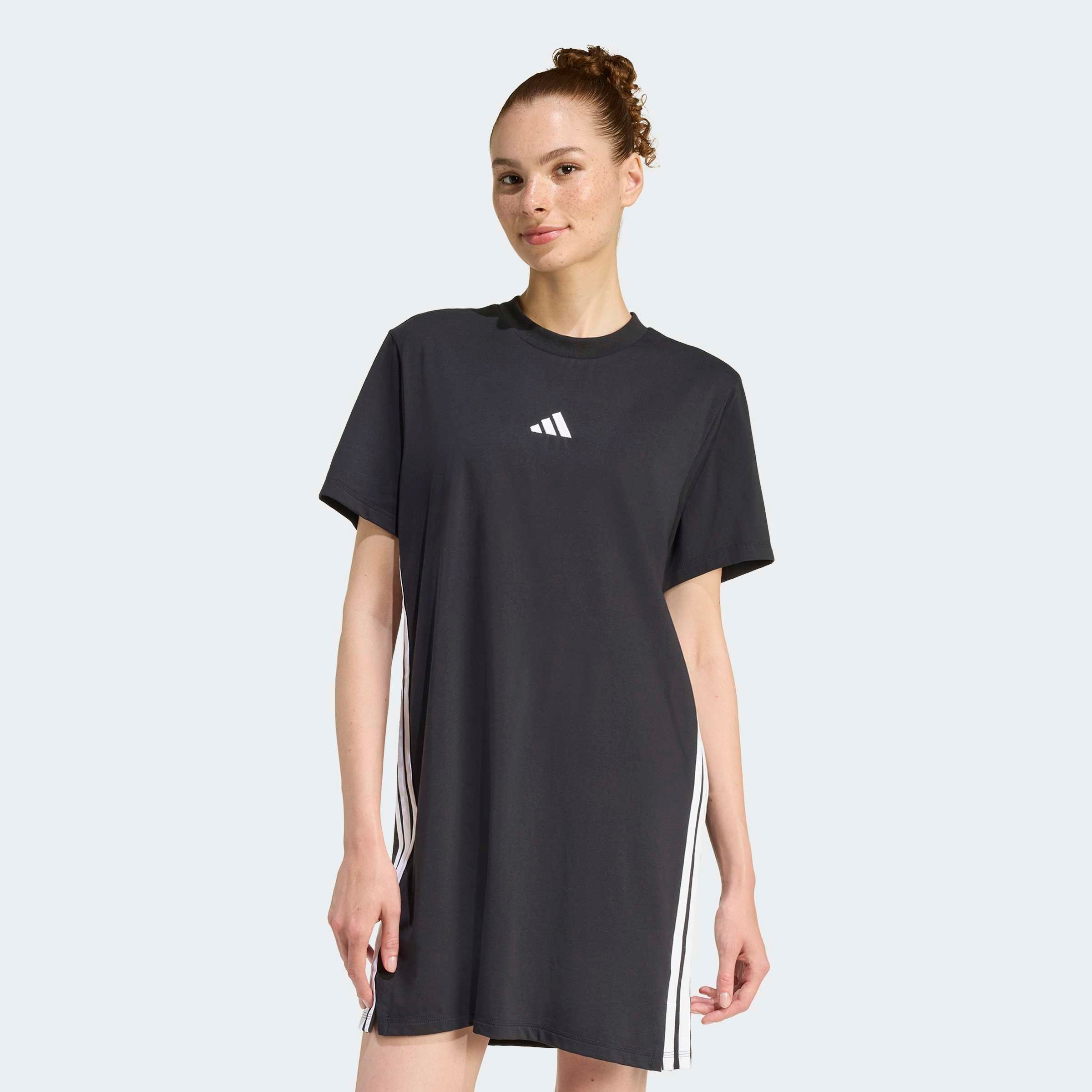 adidas Sportswear Shirtkleid "ESSENTIALS 3-STREIFEN" 1 tlg. günstig online kaufen