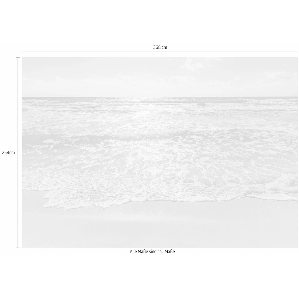 Komar Fototapete »Seaside«, 368x254 cm (Breite x Höhe), inklusive Kleister