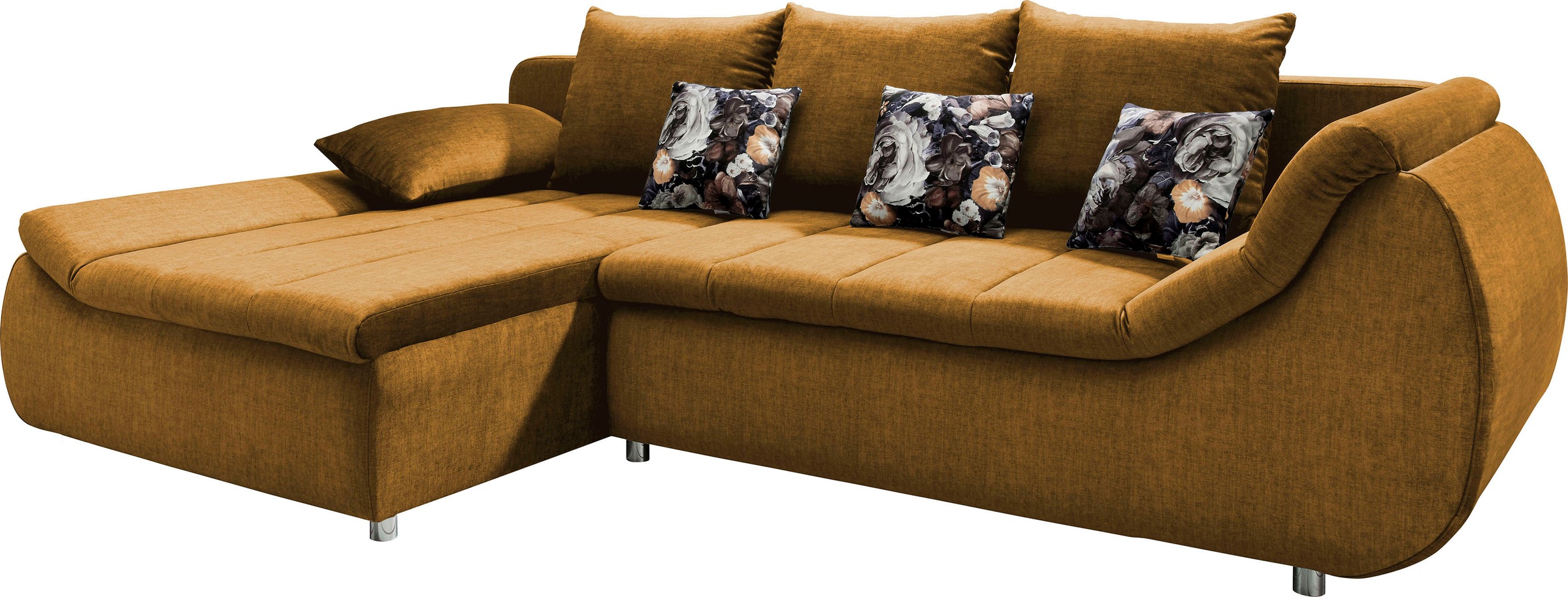 Home affaire Ecksofa "Imolaa elegant, Breite 270cm, moderne Sitzsteppung, b günstig online kaufen