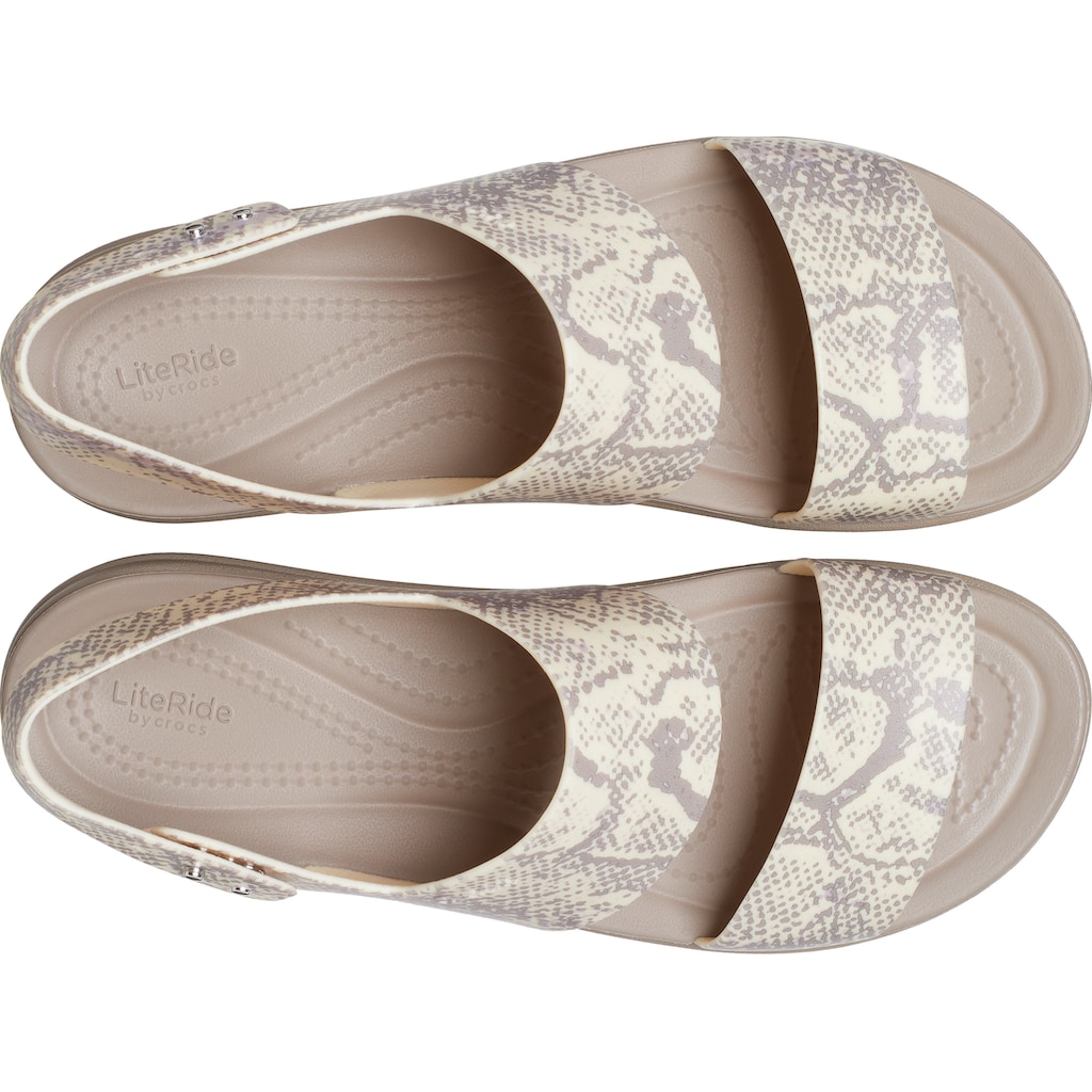 Crocs Keilsandalette »Brooklyn Snake Low Wedge«