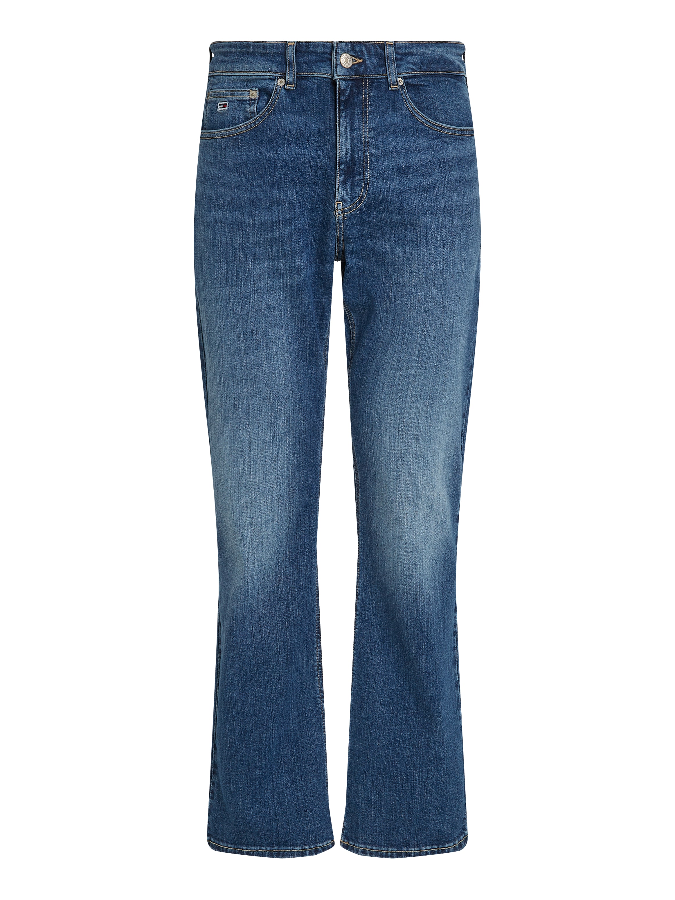 Tommy Jeans Bootcut-Jeans, in blauer Waschung