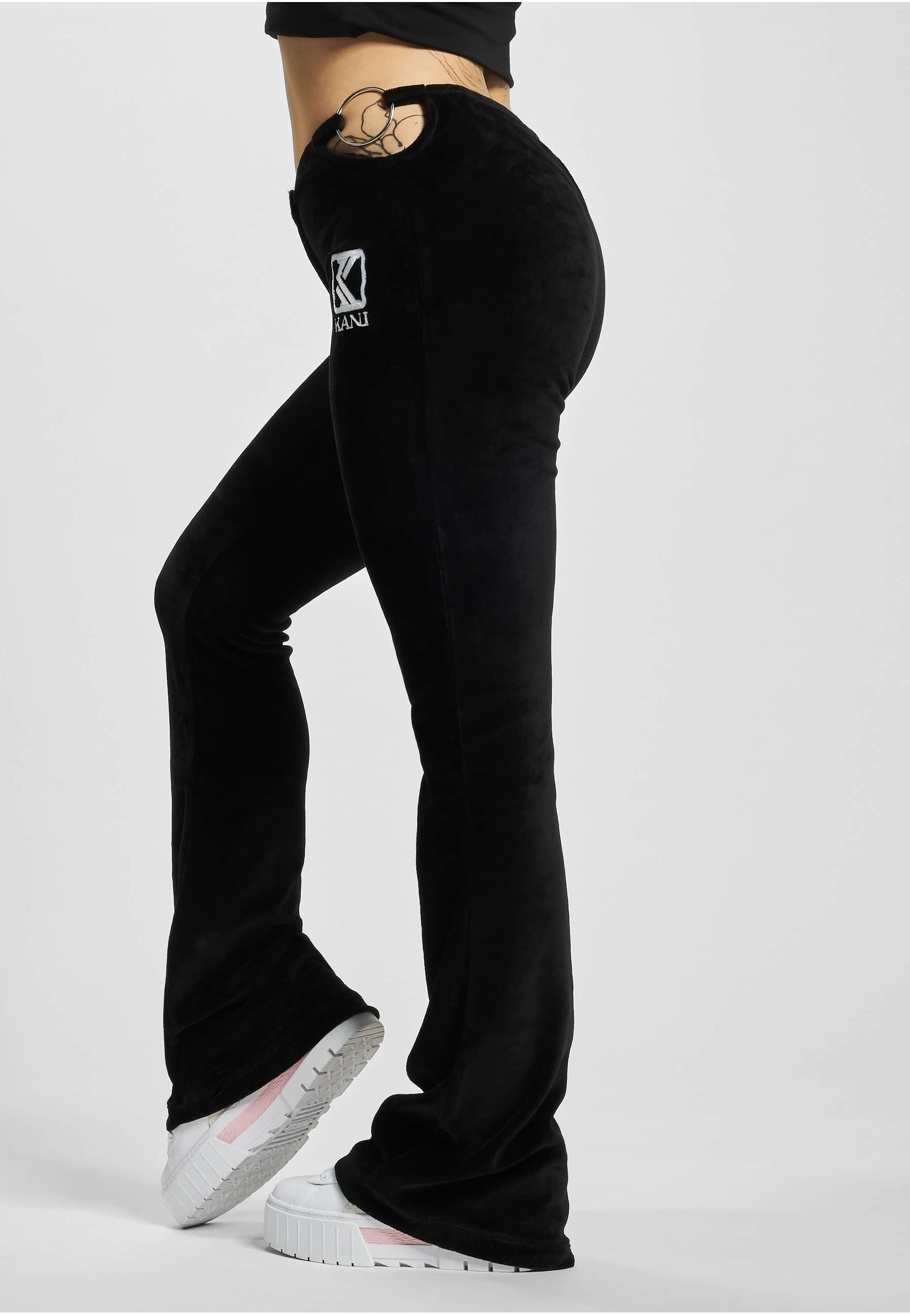 Karl Kani Leggings »Karl Kani Damen KW223-016-1 KK OG Velvet Flared Leggings«