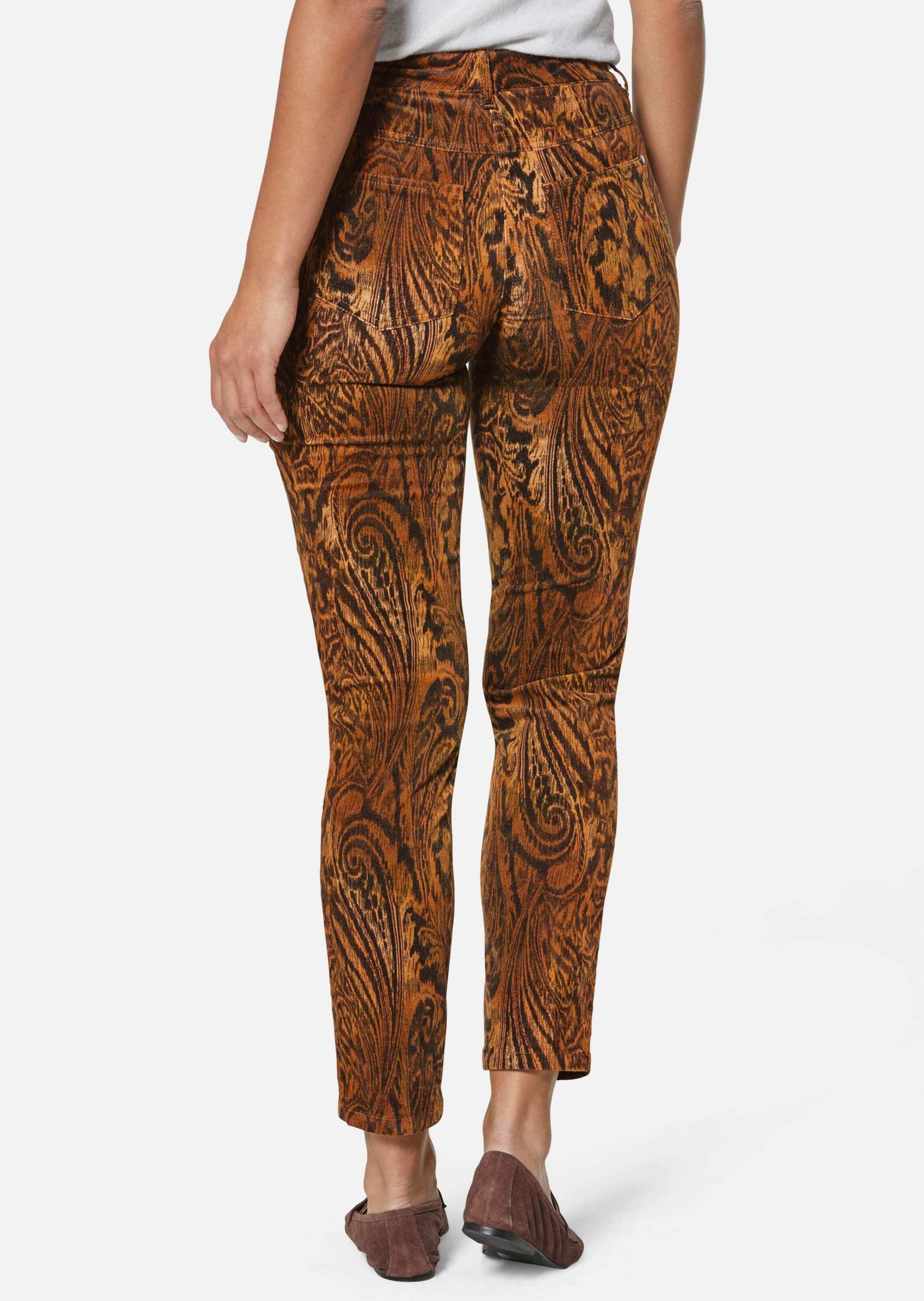 MADELEINE Stoffhose »Hose Paisley-Hose in samtiger Stretch-Qualität«