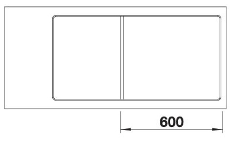 Blanco Granitspüle »AXIA III XL 6 S-F«, inklusive gratis Glasschneidebrett