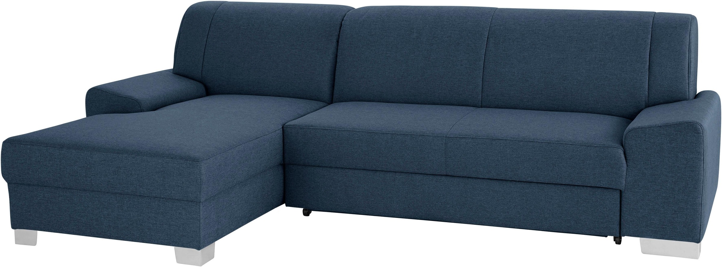 DOMO collection Ecksofa »Anzio L-Form«, wahlweise mit Bettfunktion und Federkern