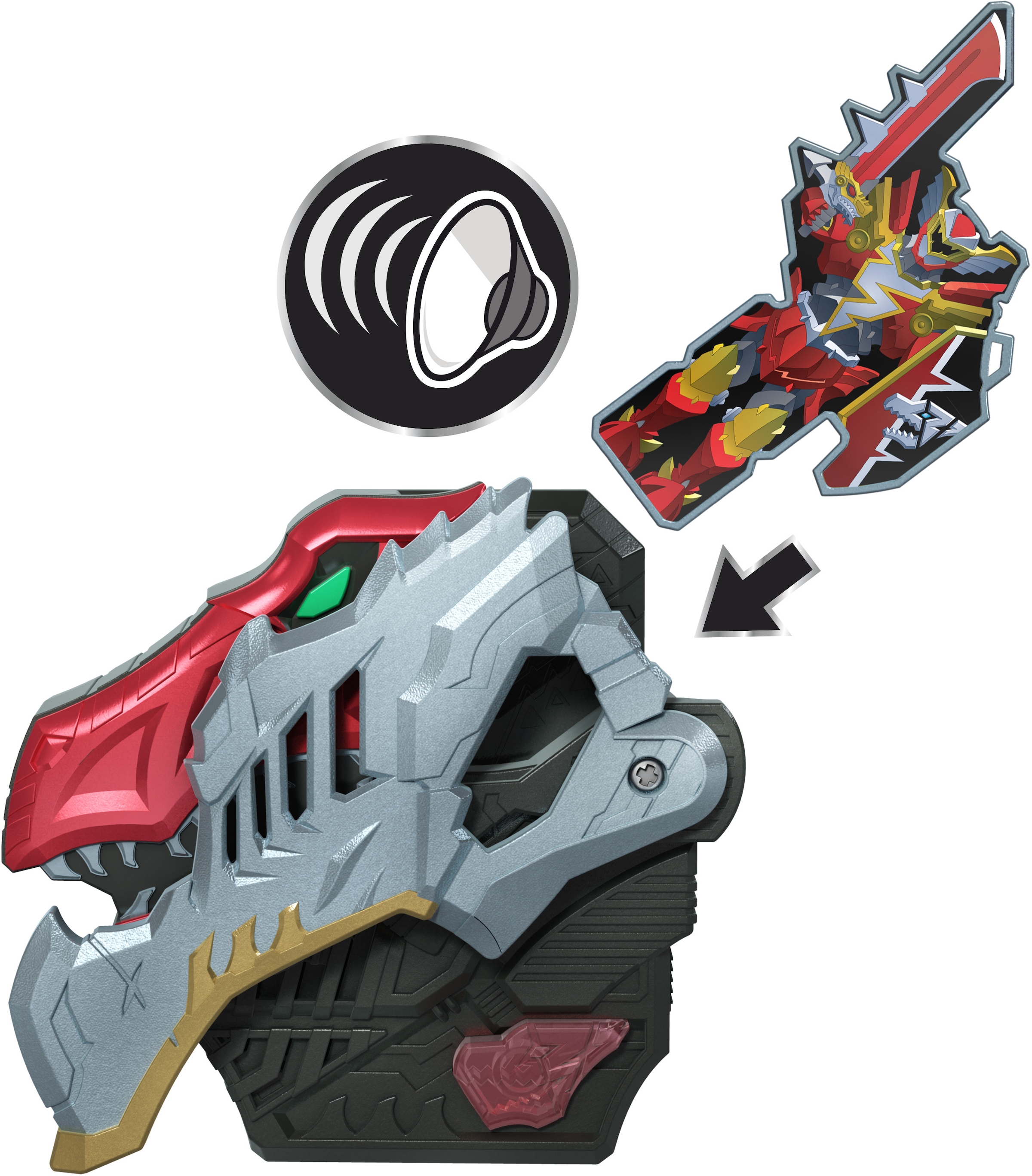 Hasbro Actionfigur »Power Rangers Dino Fury Morpher«, zur Befestigung am Arm