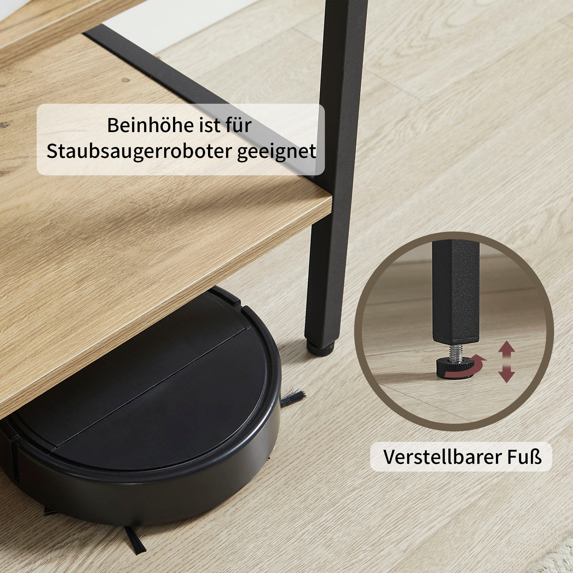 OTTO home Garderobenschrank »Tayler«, Melamin-Tischplatte, pulverbeschichtetem Metallgestell, Höhe 180 cm