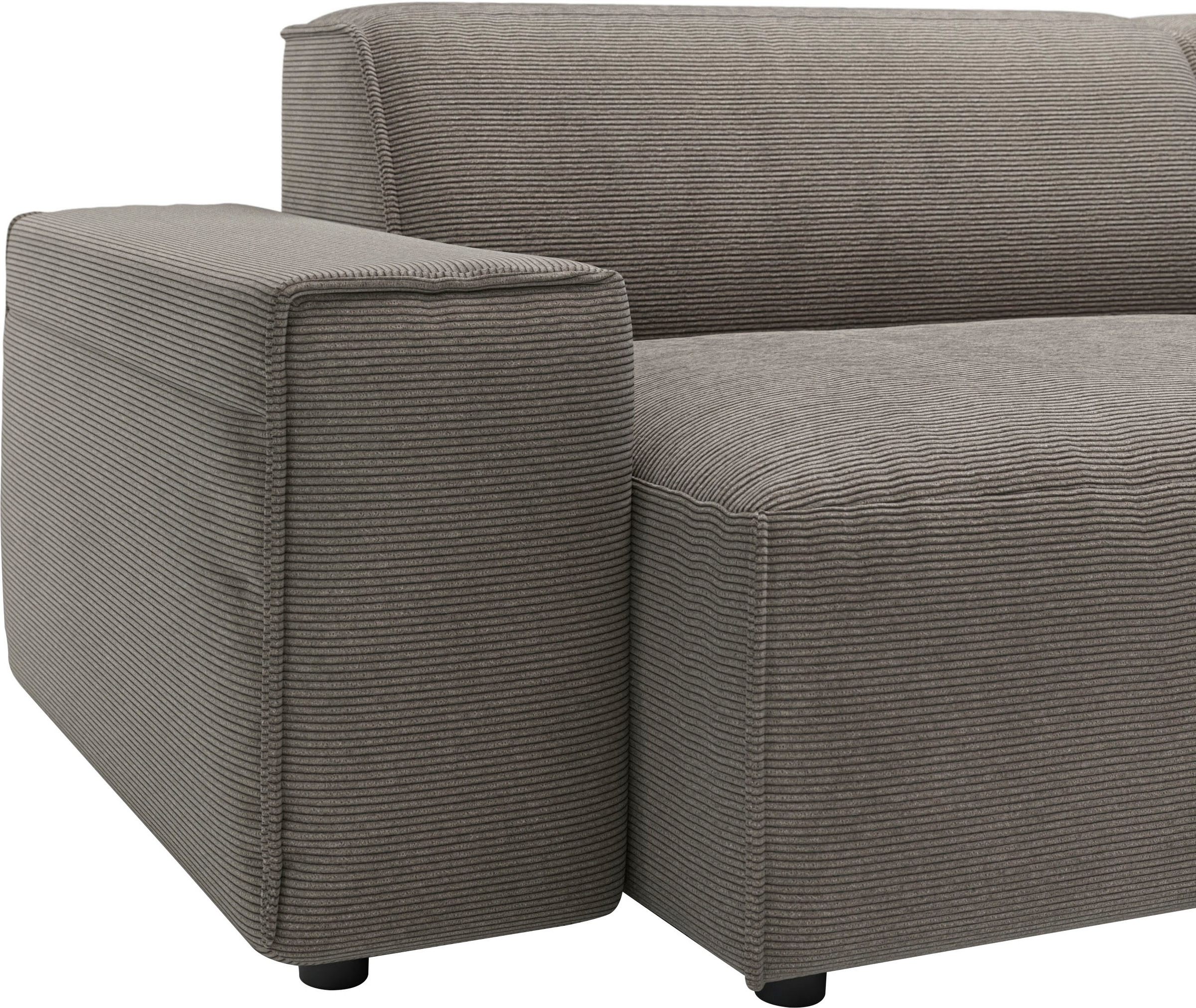 andas Ecksofa »Glimminge auch in Breitcord, Feincord, Bouclé + Easy care-Bezug«, L-Form, Breite 294, Zierkissen
