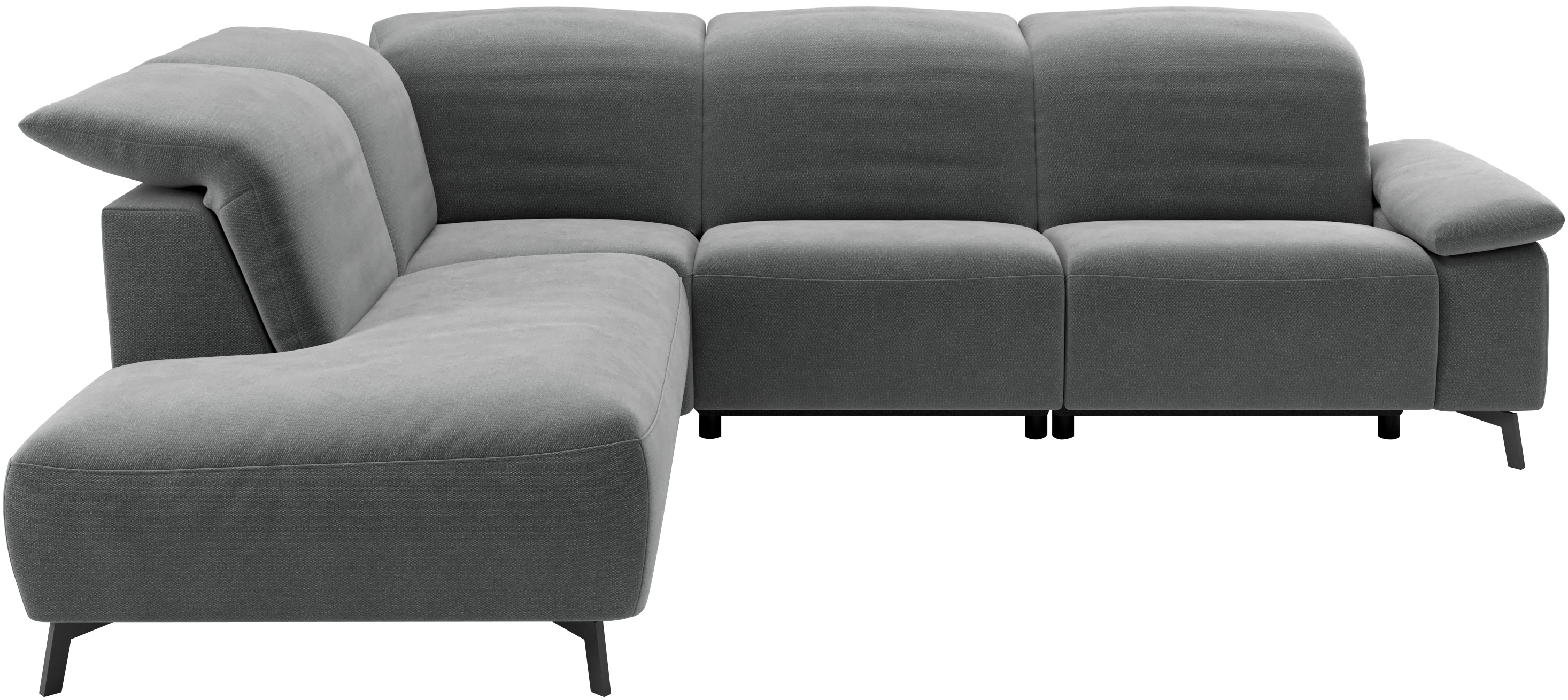 Musterring Ecksofa "MR 370, intelligenter Komfort im modernen Design" Optionale Relaxfunktion, flexible Kopfteile & klappbare Armlehnen