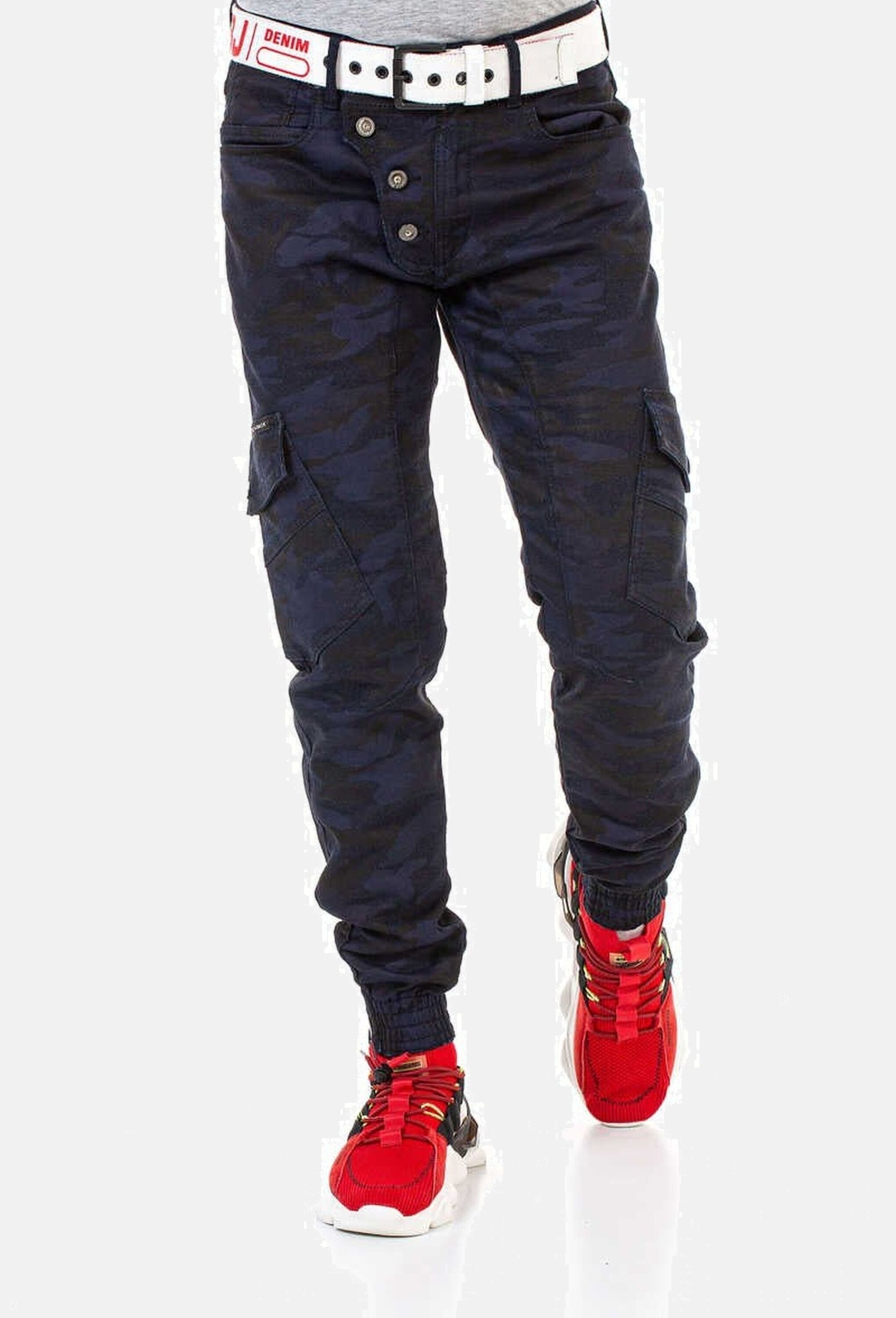 Cipo & Baxx 5-Pocket-Jeans »Cipo & Baxx Jeans« mit tollen Cargotaschen, CD690