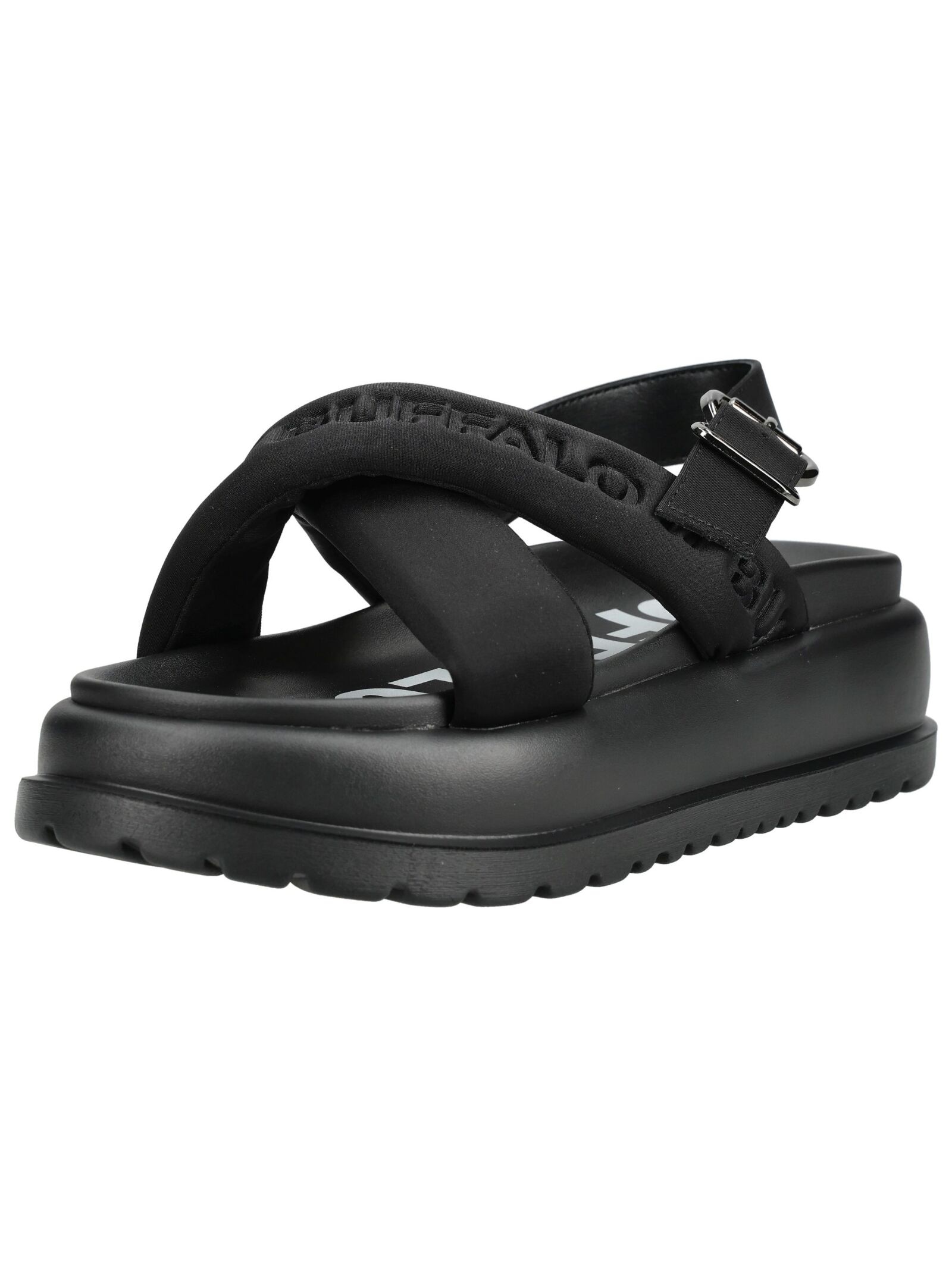 Buffalo Plateausandaletten "Buffalo Sandalen Textil" günstig online kaufen