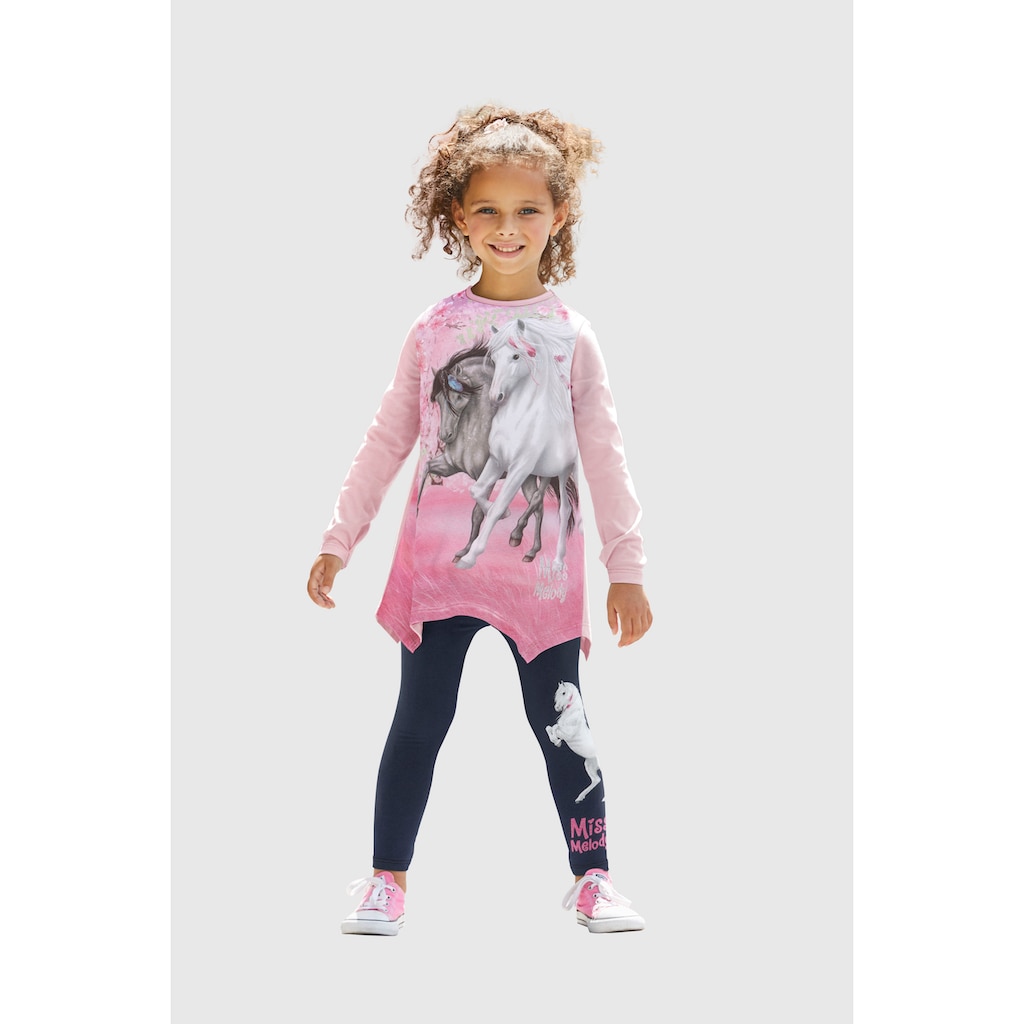 Miss Melody Shirt & Leggings, (Set, 2 tlg.)