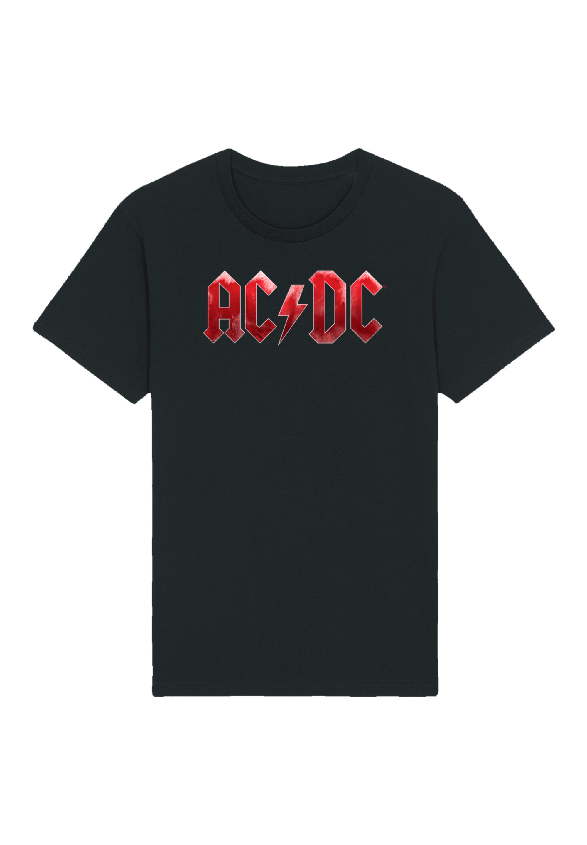 F4NT4STIC T-Shirt "AC/DC Rock Musik Band Red Ice Logo", Premium Qualität günstig online kaufen