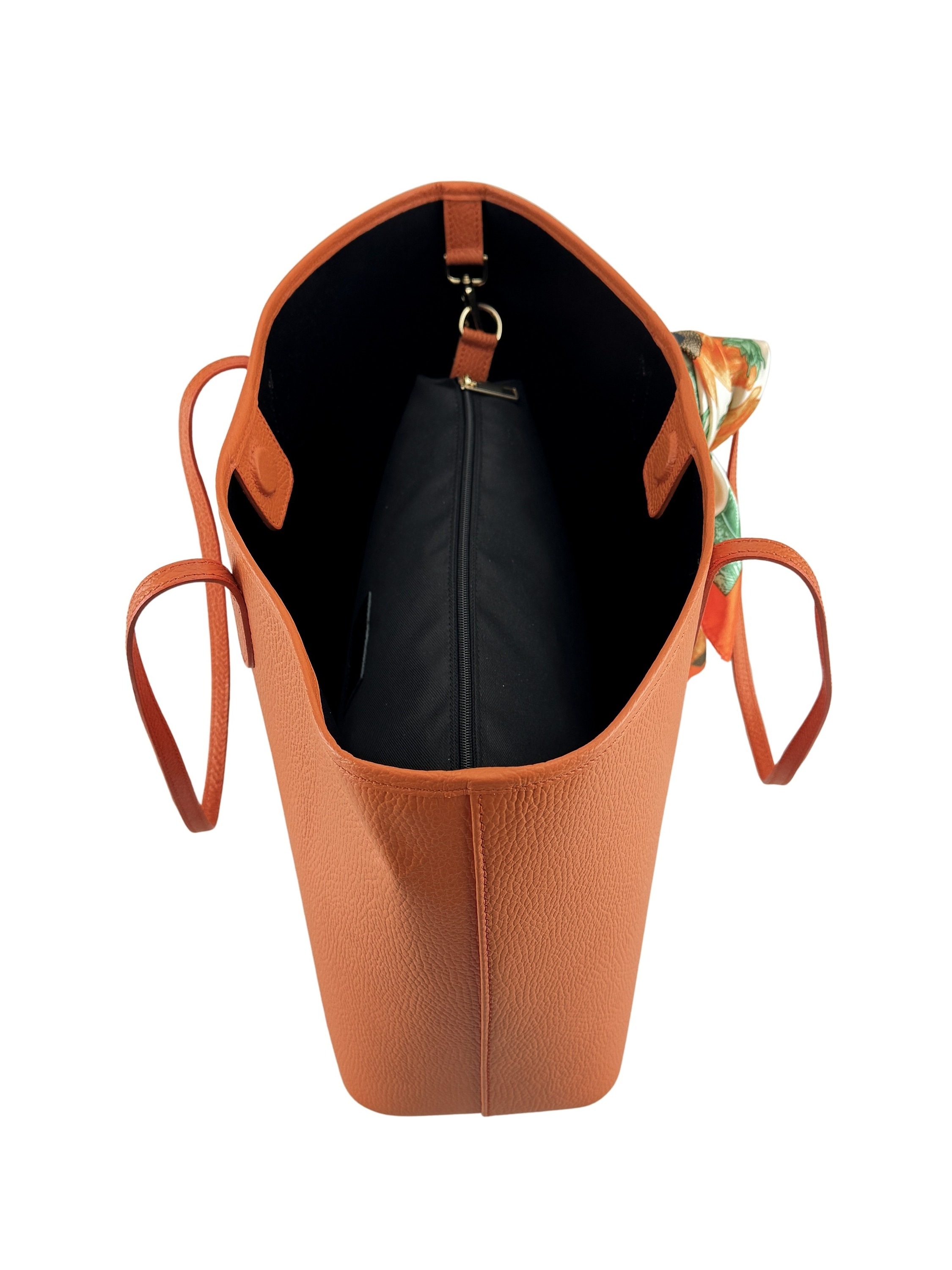 COLLEZIONE ALESSANDRO Schultertasche »Shopperella«, aus italienischem Leder mit langem Trageriemen