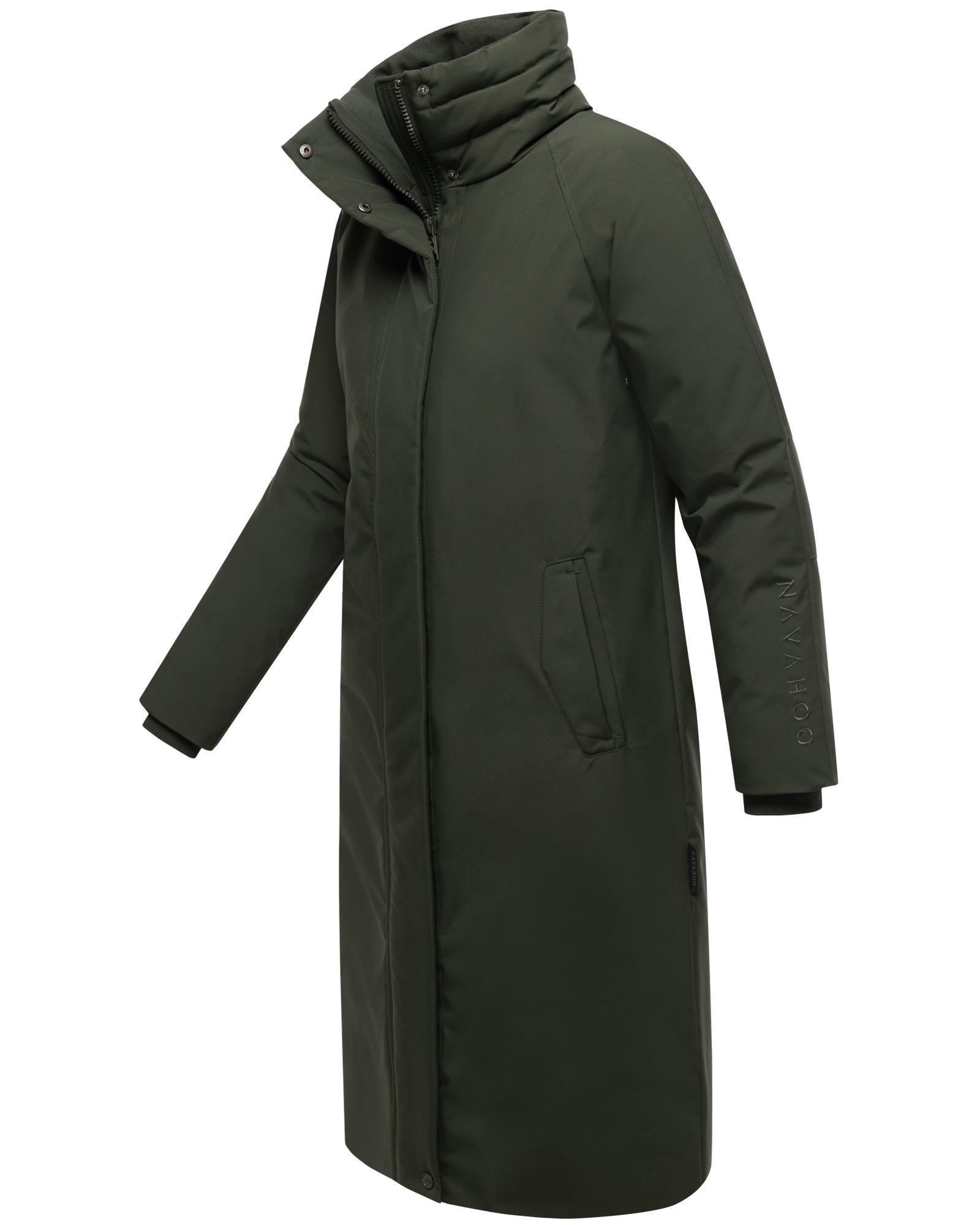 Navahoo Wintermantel »Traumblüte 14« Warmer Parka mit Stehkragen