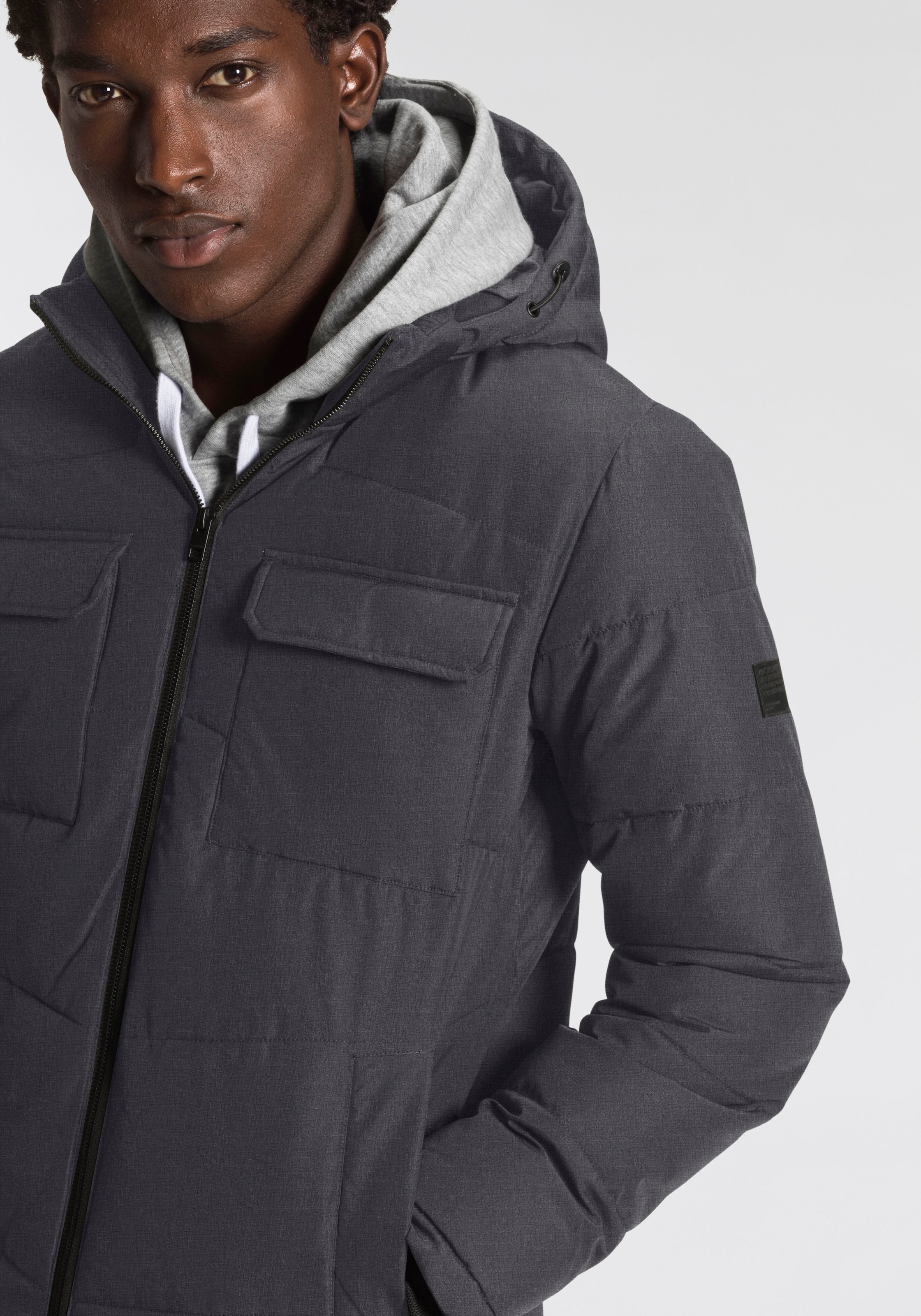 Jack & Jones Steppjacke »BRADY PUFFER«, mit Kapuze