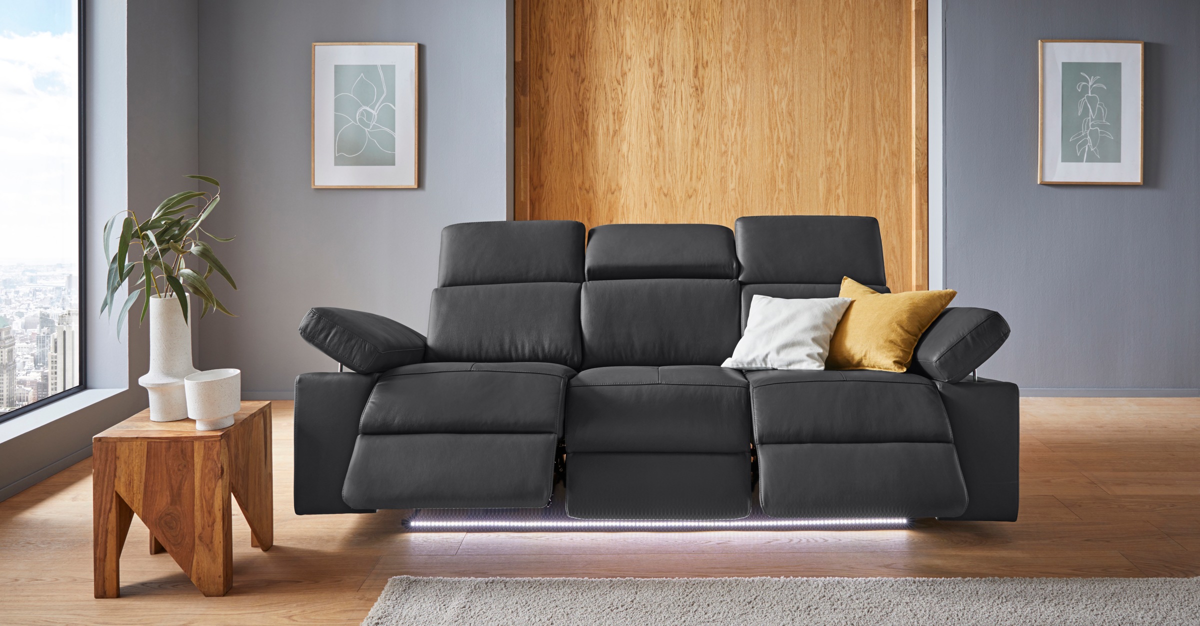 Home affaire "Kilado" mit 2x Relaxfunktion, verstellbarer Armlehne, Kopftei günstig online kaufen