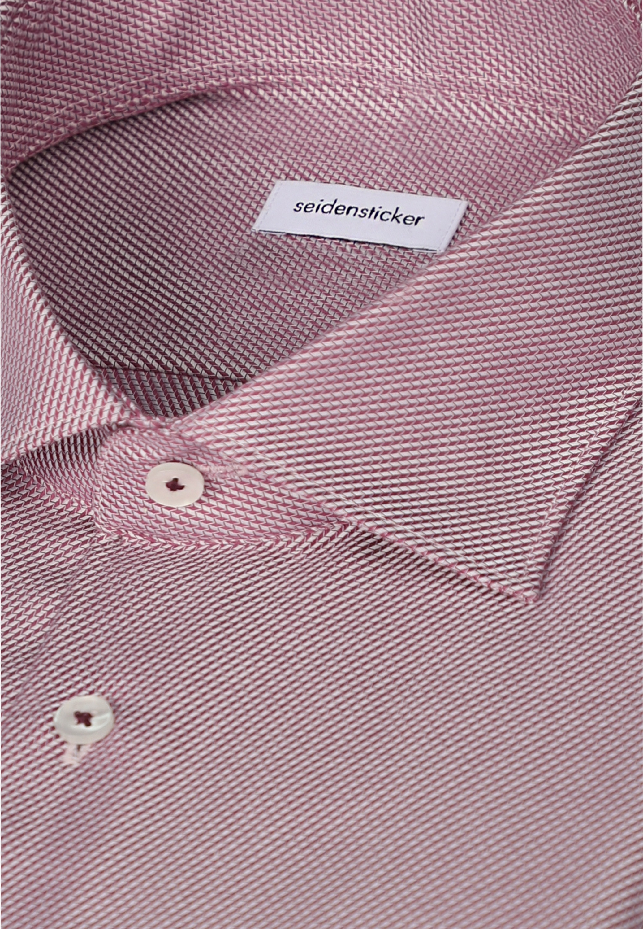 seidensticker Businesshemd »Schwarze Rose« Slim 1/1 Kentkragen Struktur