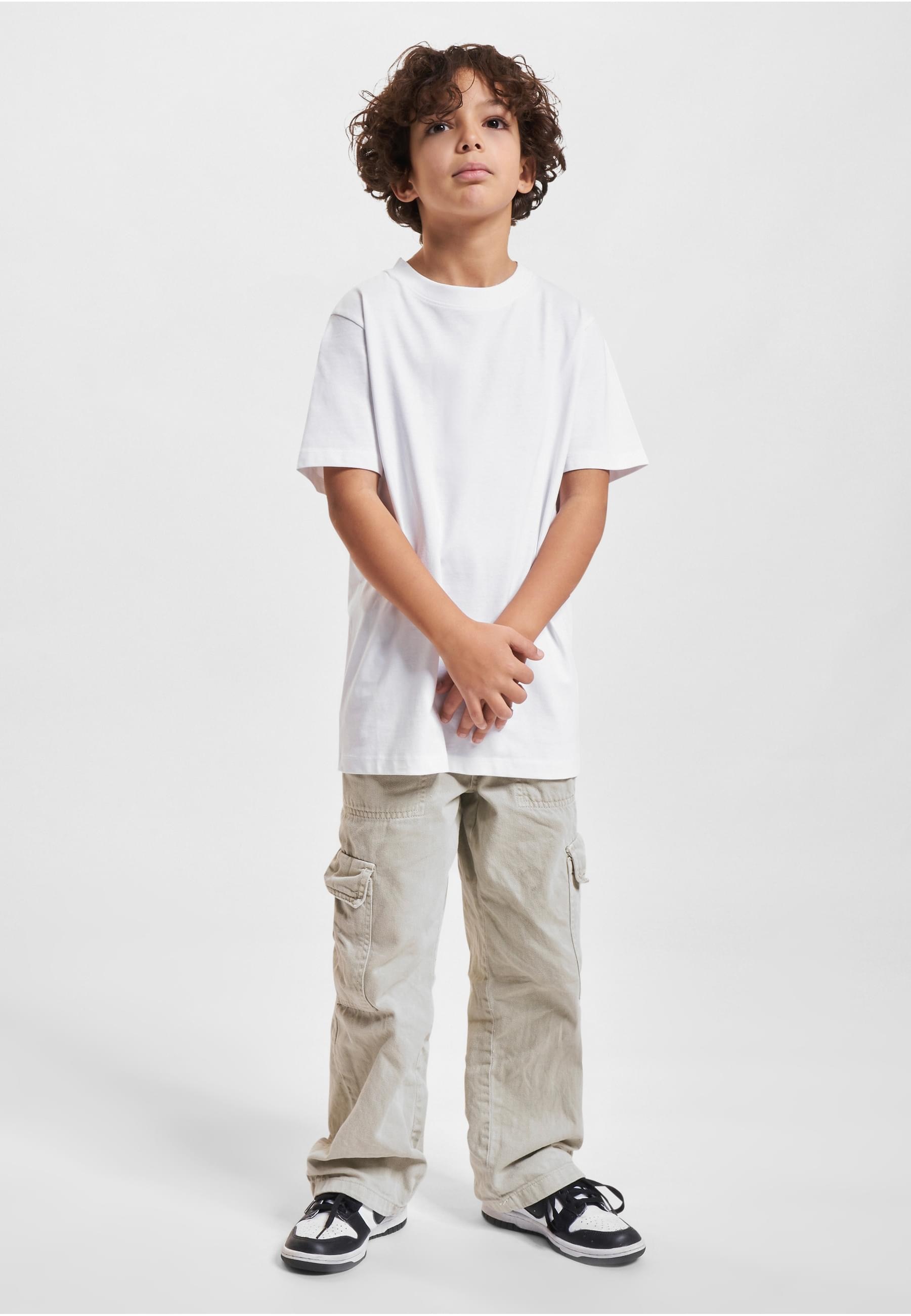 URBAN CLASSICS Kurzarmshirt »Urban Classics Kids Boys Basic Tee 2-Pack«, (1 tlg.)