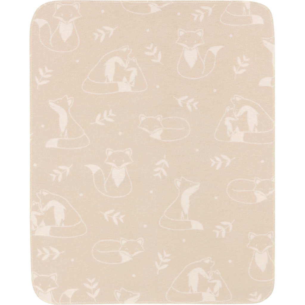 Biederlack Babydecke »Babydecke Little Foxes«