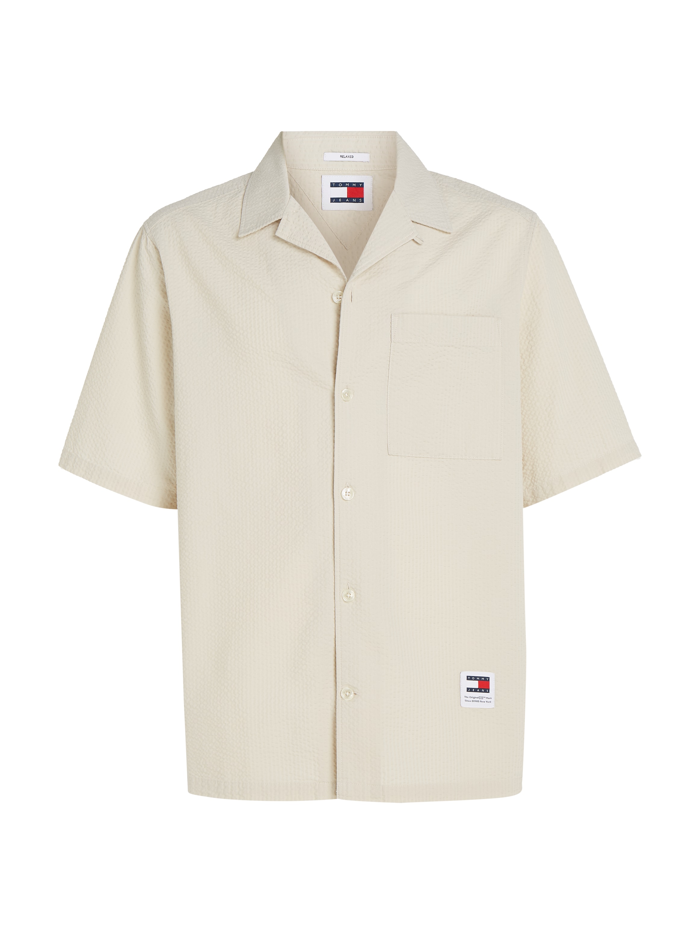 Tommy Jeans Kurzarmhemd »TJM RLX SEERSUCKER CAMP SHIRT«