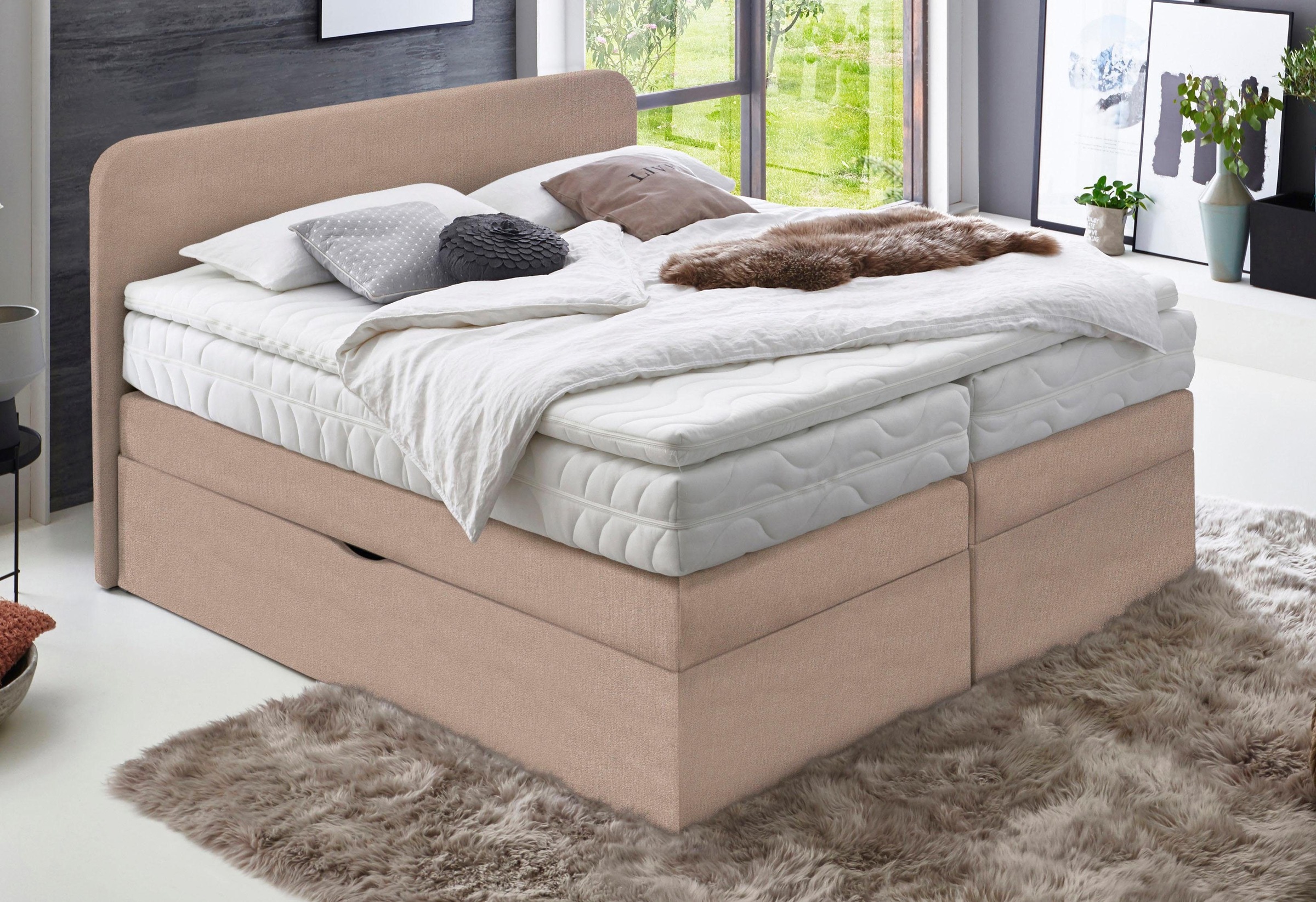 Thumbnail - Westfalia Schlafkomfort Boxspringbett wahlweise mit Bettkasten