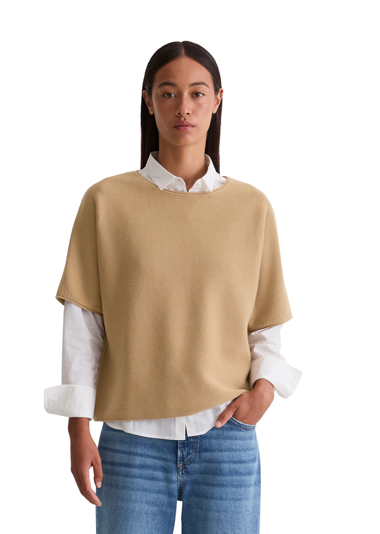 Marc O'Polo Strickpullover »aus Organic Cotton«