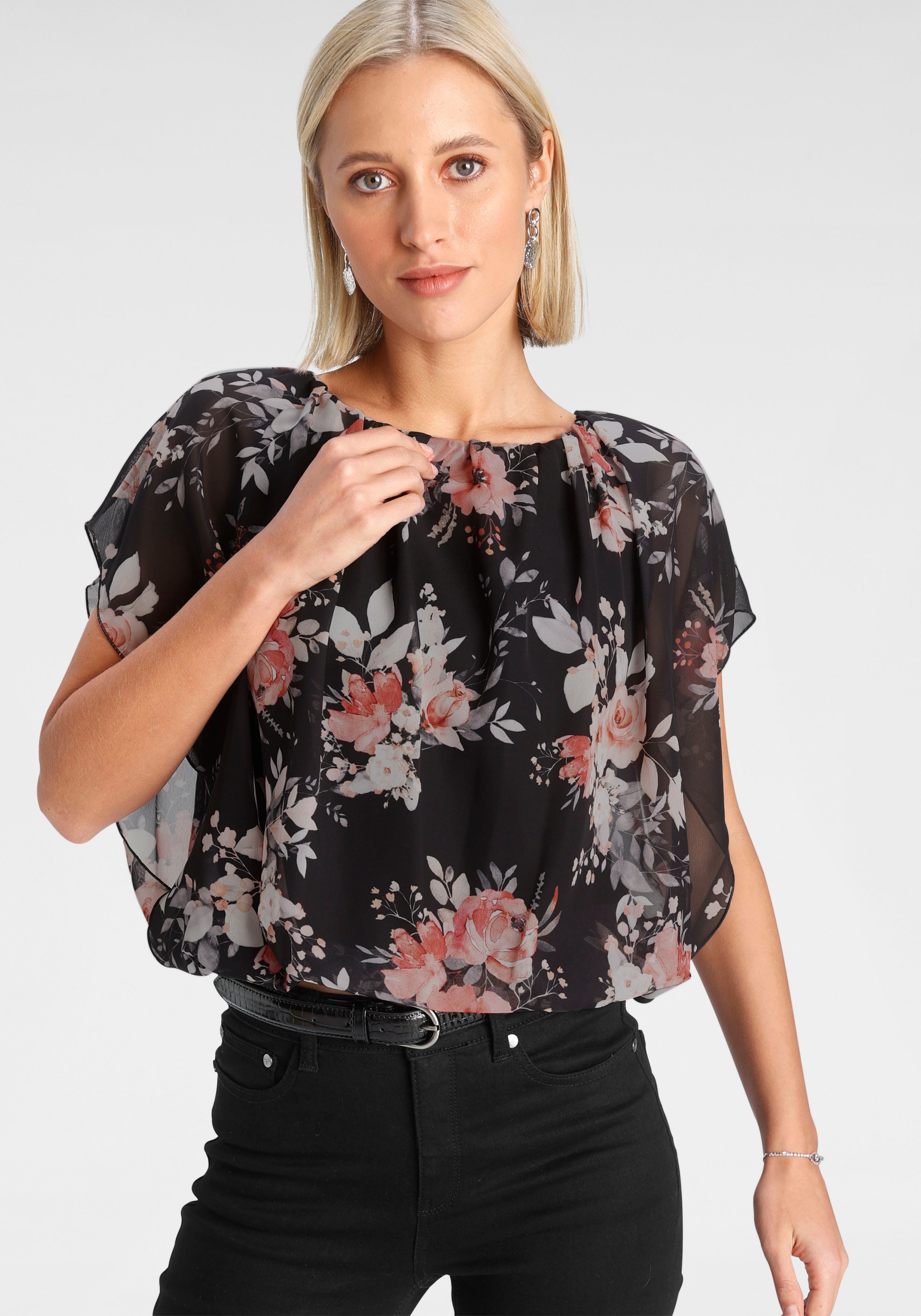 Melrose Shirtbluse, mit BAUR kaufen online bedrucktem Chiffon 
