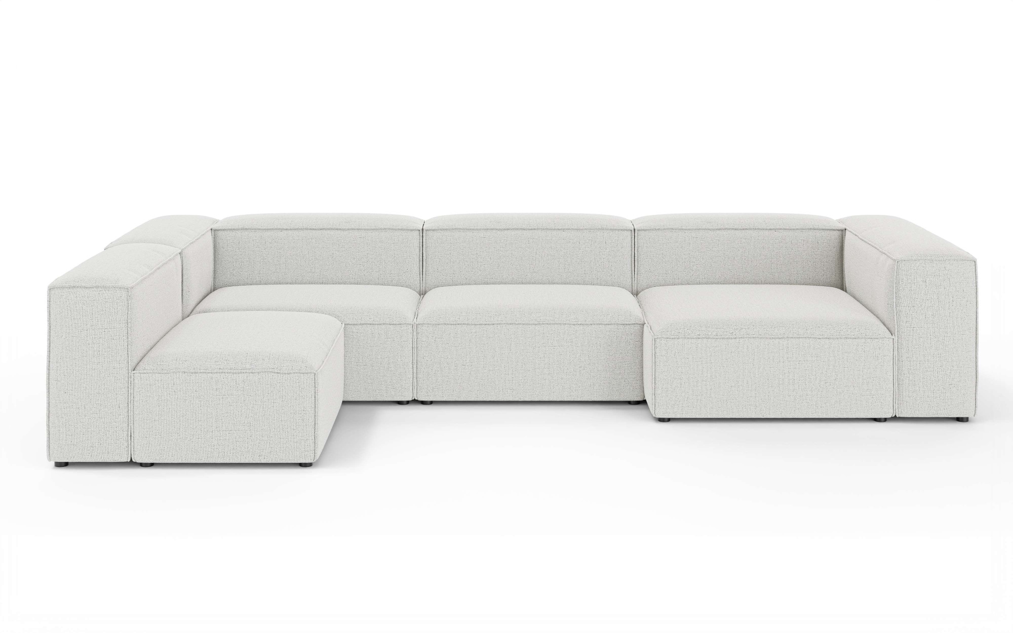 INOSIGN Wohnlandschaft »HAILY U-Form mit Ottomane links/rechts, Maße B/T/H: 360/200/72 cm« als Modul oder separat verwendbar, für individuelle Zusammenstellung