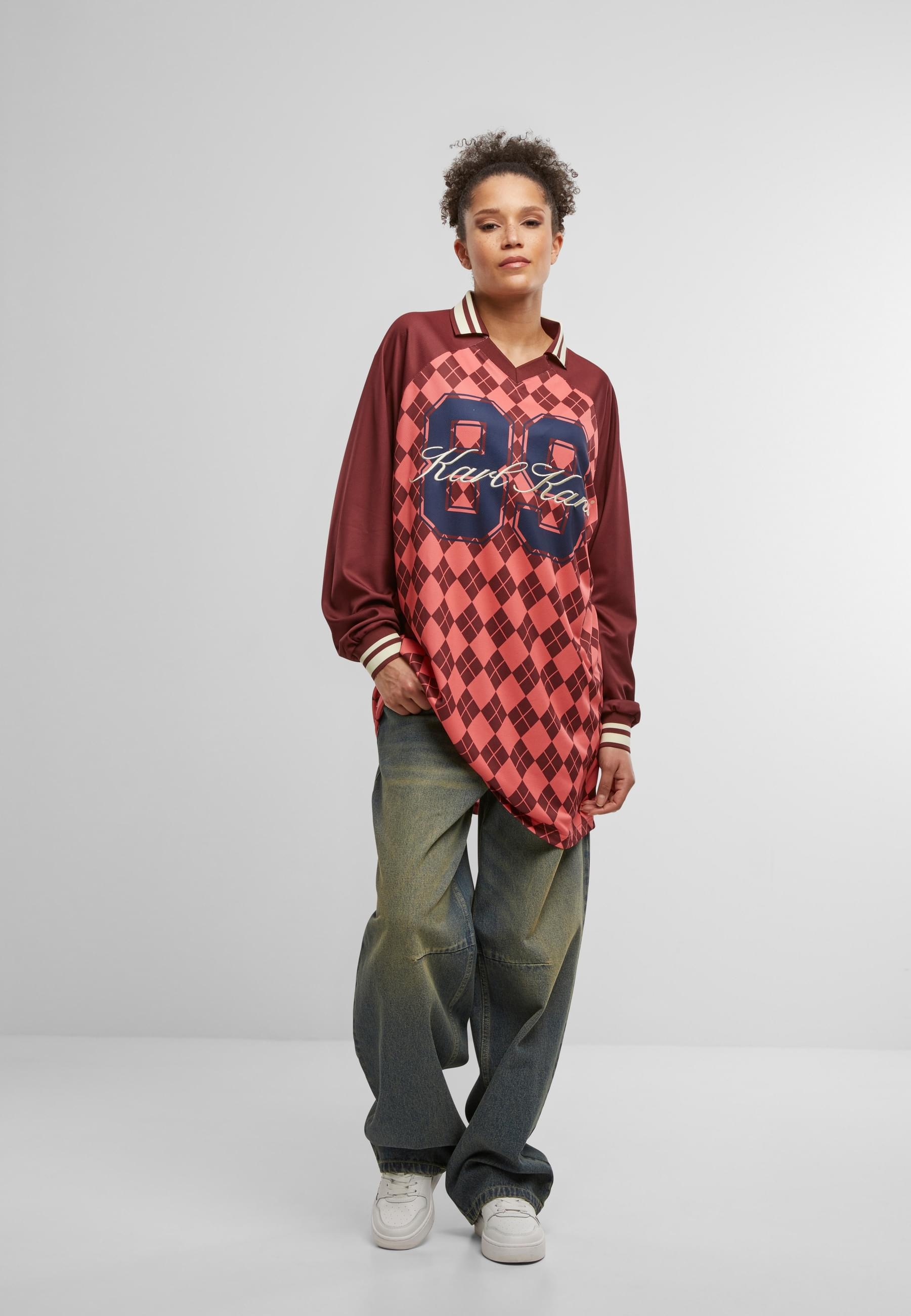 Karl Kani Shirtkleid »Karl Kani KK Script Mesh Print Jersey Dress«, (1 tlg.)