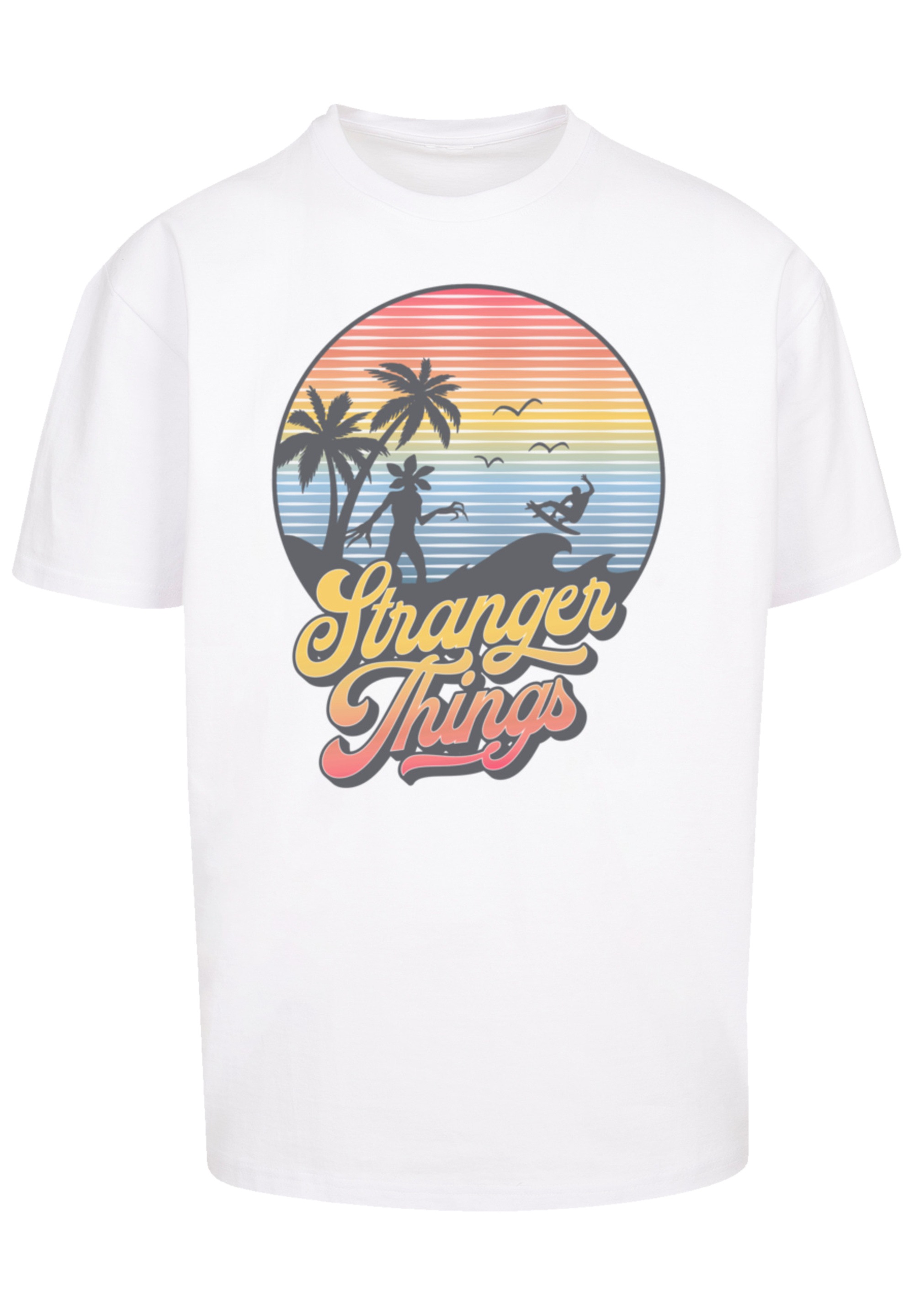 F4NT4STIC T-Shirt »Stranger Things LA Gradient«, Premium Qualität