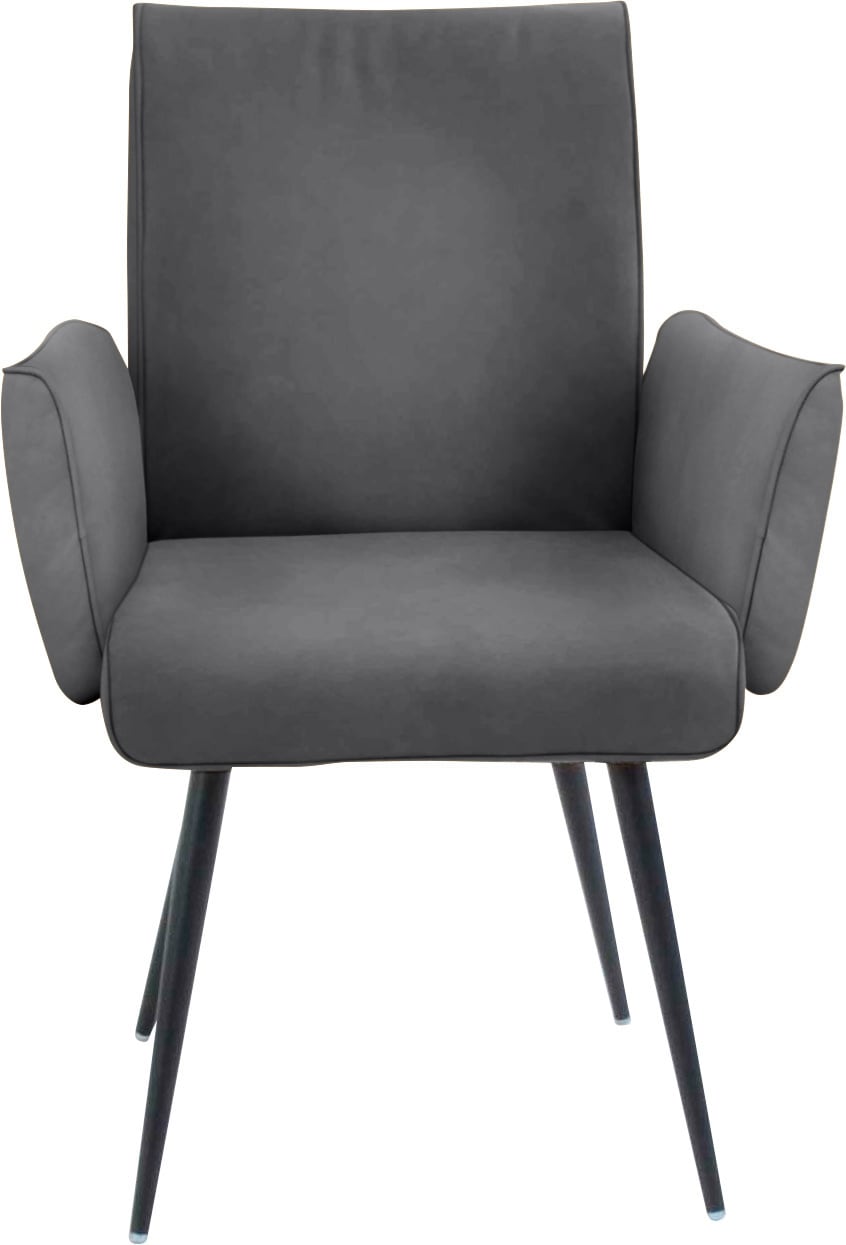 K+W Komfort & Wohnen Armlehnstuhl "Giacomo I" () 1 Stk.4- Fuß-Armlehnenstuh günstig online kaufen