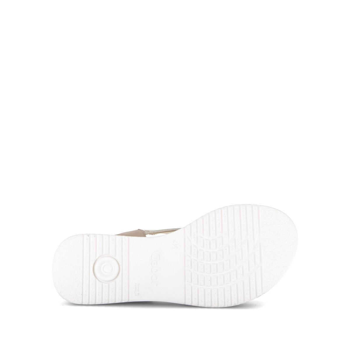 Plateausandaletten GABOR "Plateau Sandale", Damen, Gr. 40, gold, Schuhe 6