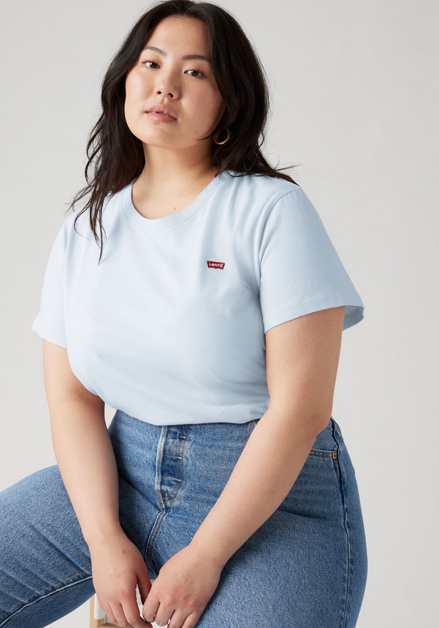 Levis Plus T-Shirt "THE PERFECT TEE" Figur umspielend günstig online kaufen