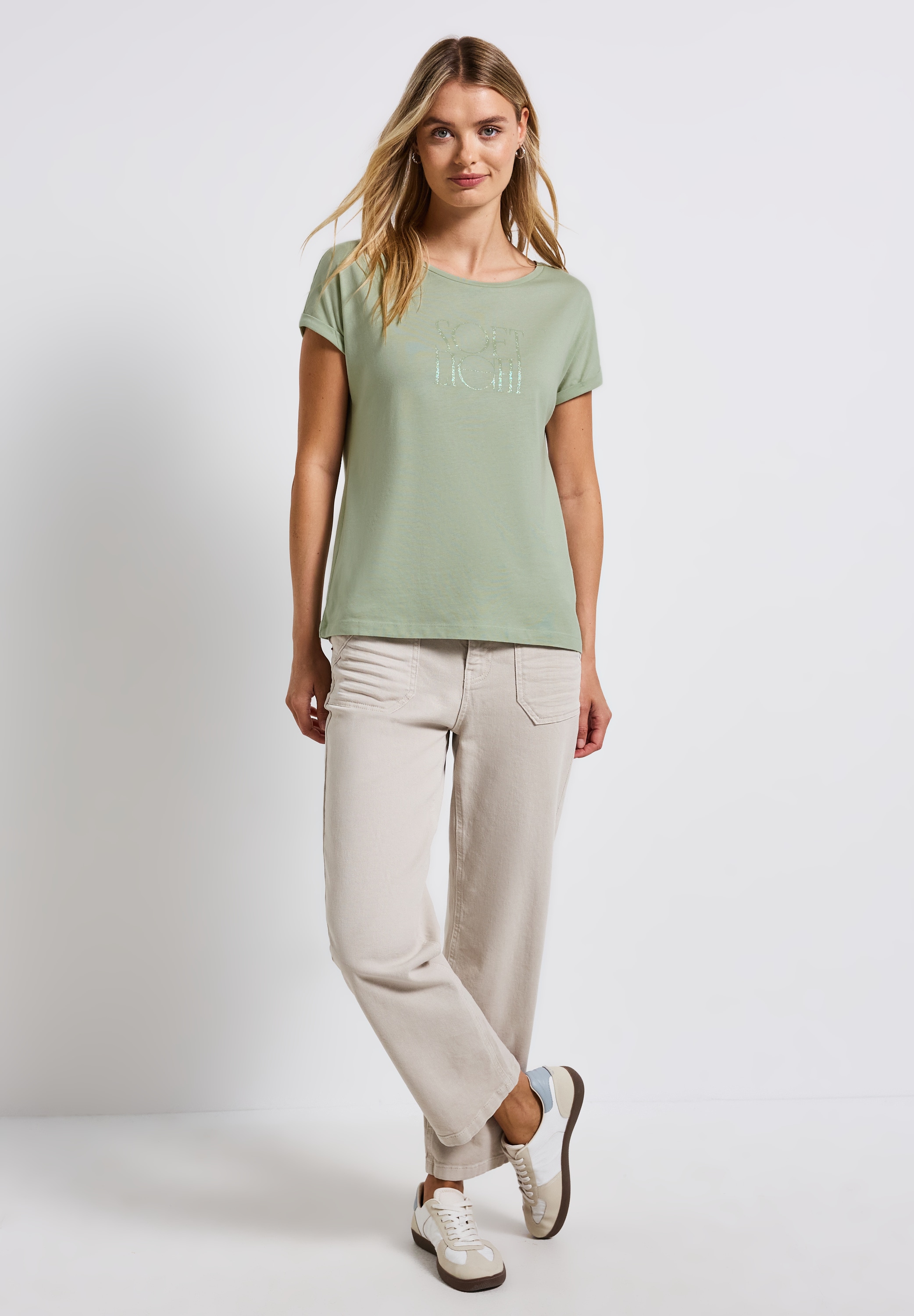 STREET ONE T-Shirt, im soften Baumwoll-Mix