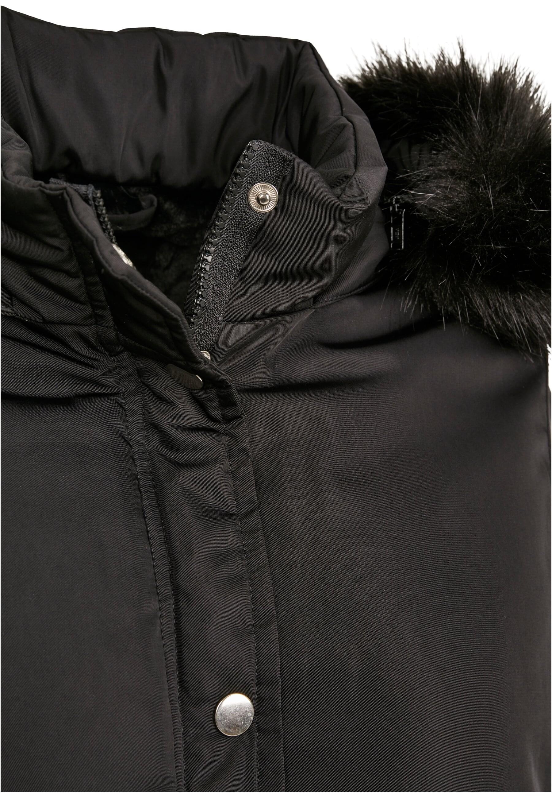 URBAN CLASSICS Winterjacke »Urban Classics Damen Ladies Faux Fur Parka«, (1 St.), mit Kapuze