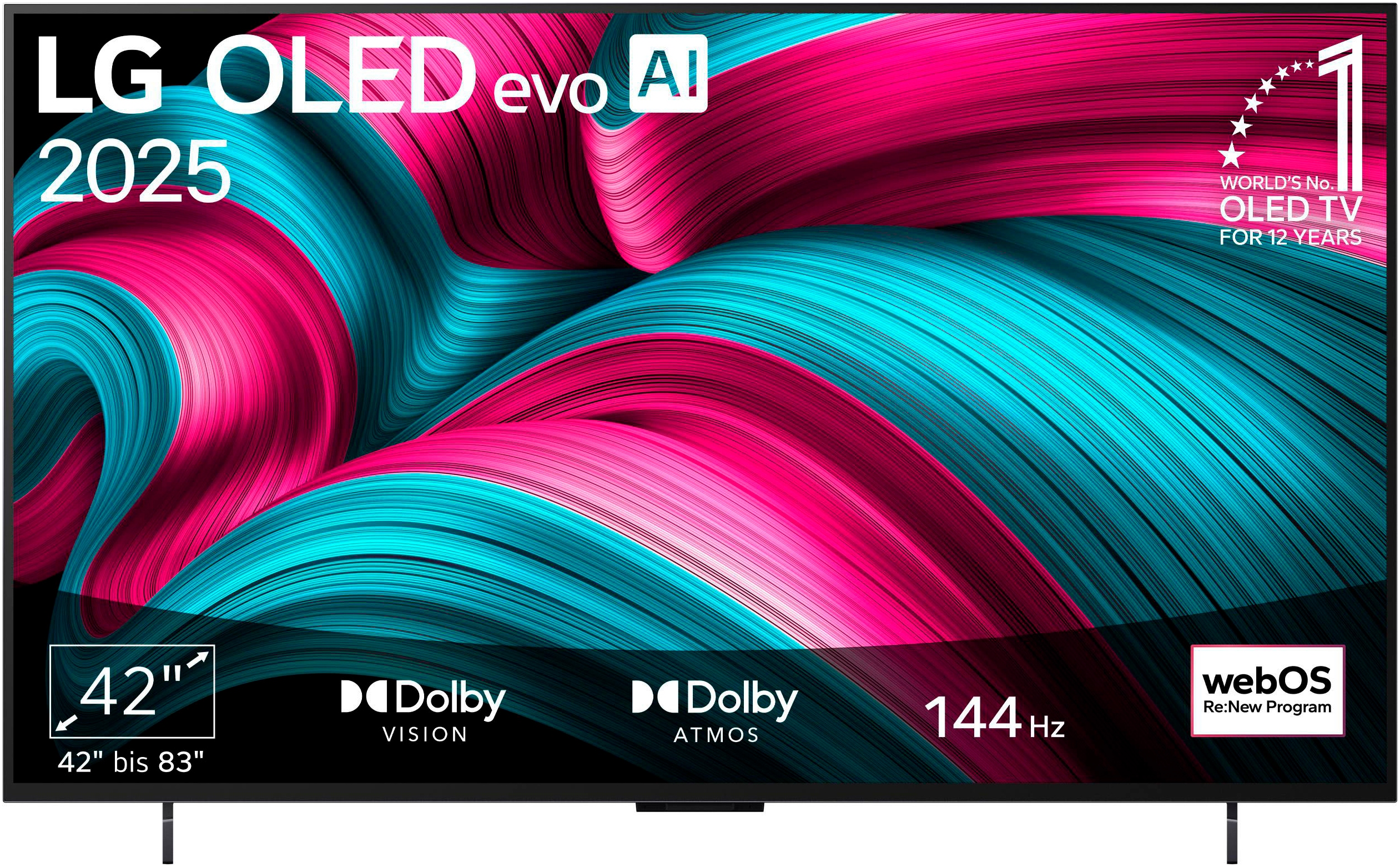 LG OLED-Fernseher "OLED42C5ELB", 42, grau, Fernseher