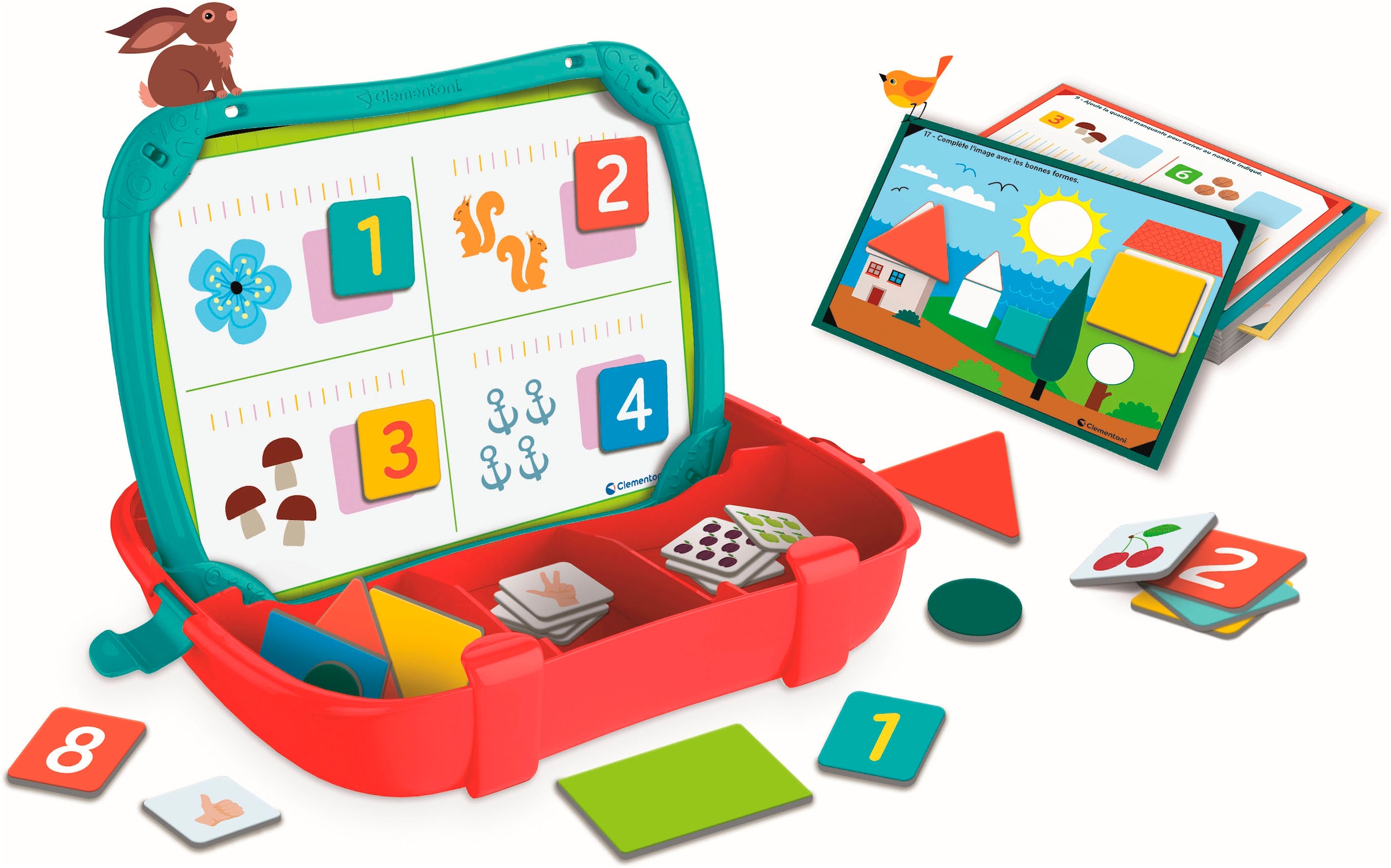 Clementoni® Lernspielzeug »Lernbox - Zahlen und Formen« Made in Europe