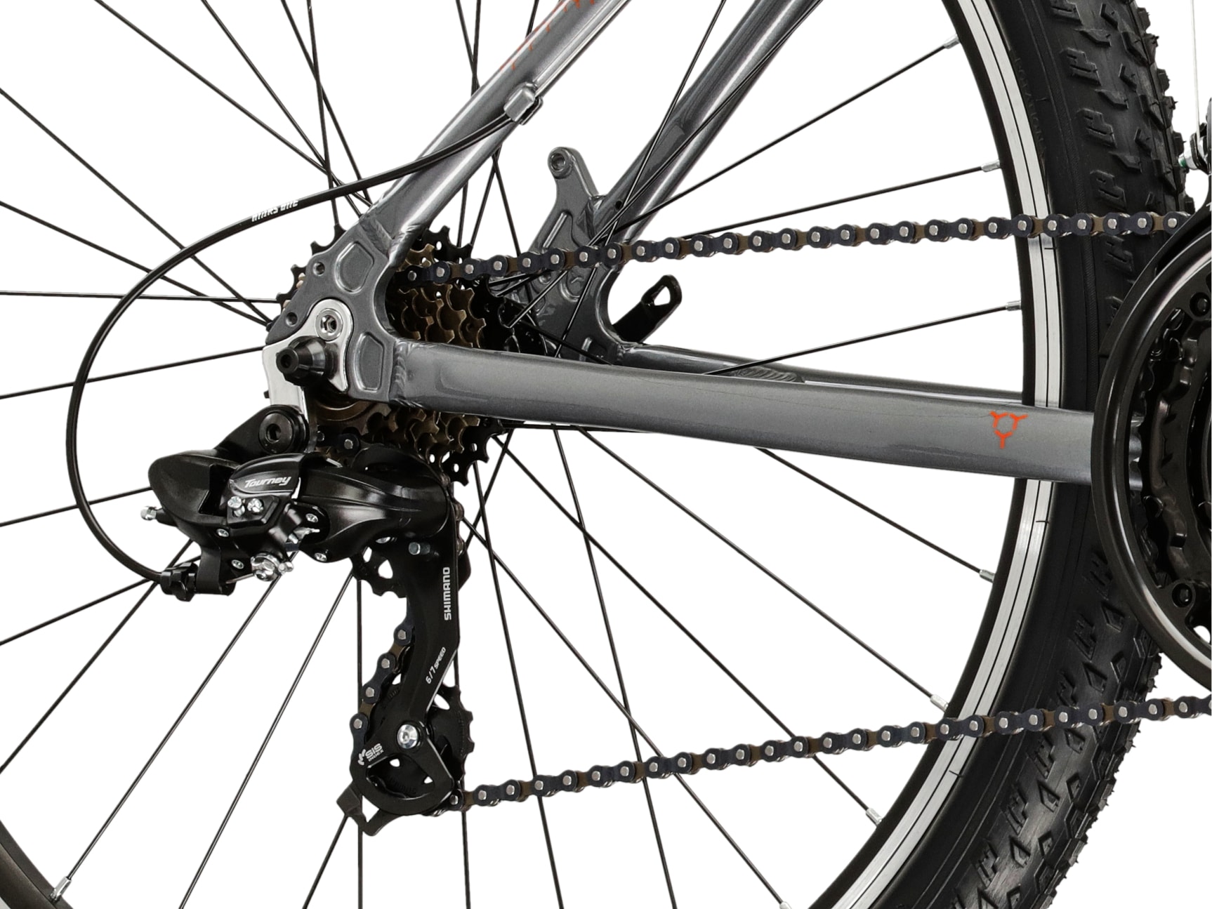 Kross Mountainbike »KROSS Mountainbike Hardtail 26" Hexagon 1.0 grau 21 Gänge« 21 Gang Shimano TOURNEY TY300 Schaltwerk Kettenschaltung