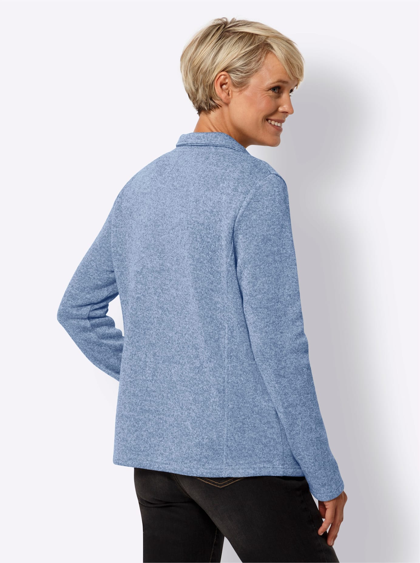 Strickfleecejacke