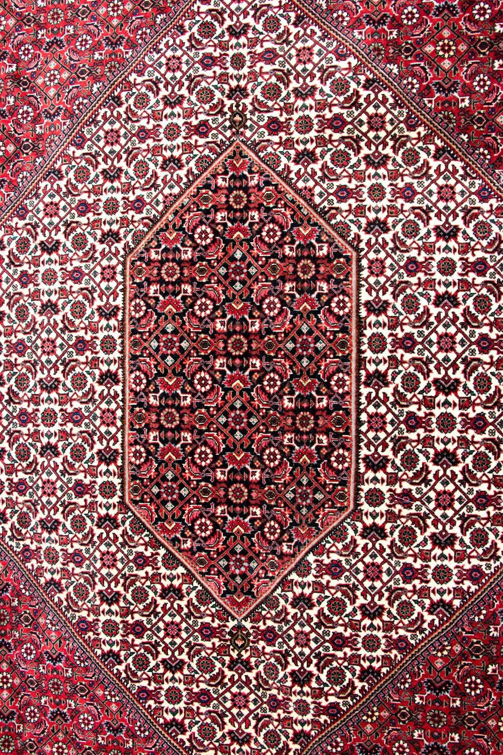 morgenland Teppich »Bidjar Takab Teppich handgeknüpft beige«, rechteckig, handgeknüpft