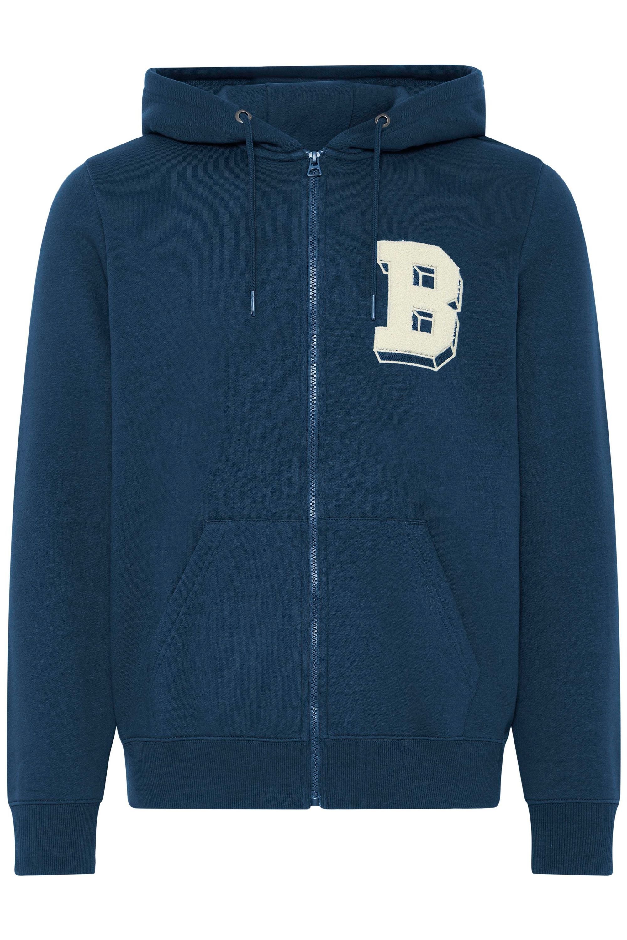 Blend Kapuzenpullover "BHBadel" Gemütliche Sweatjacke mit Kapuze und Sticke günstig online kaufen