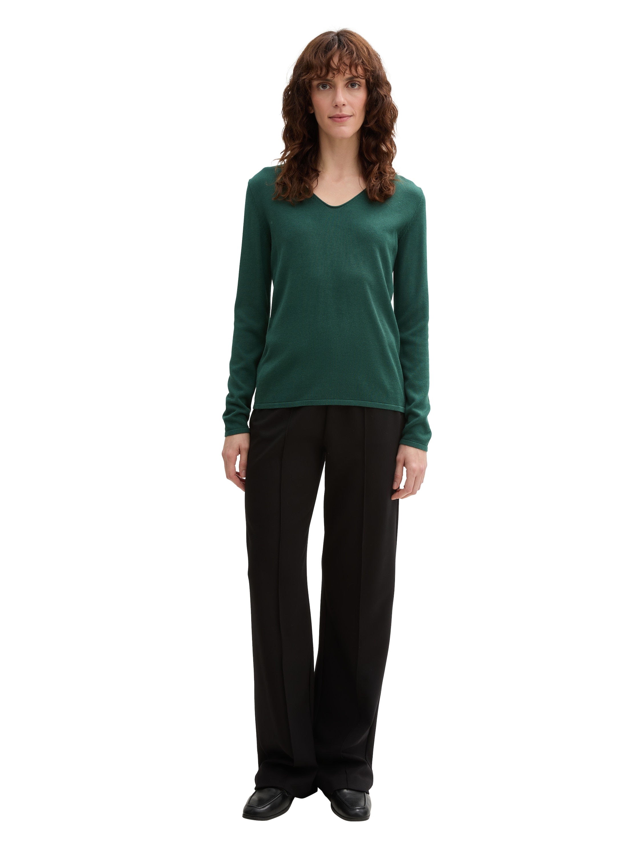 TOM TAILOR V-Ausschnitt-Pullover