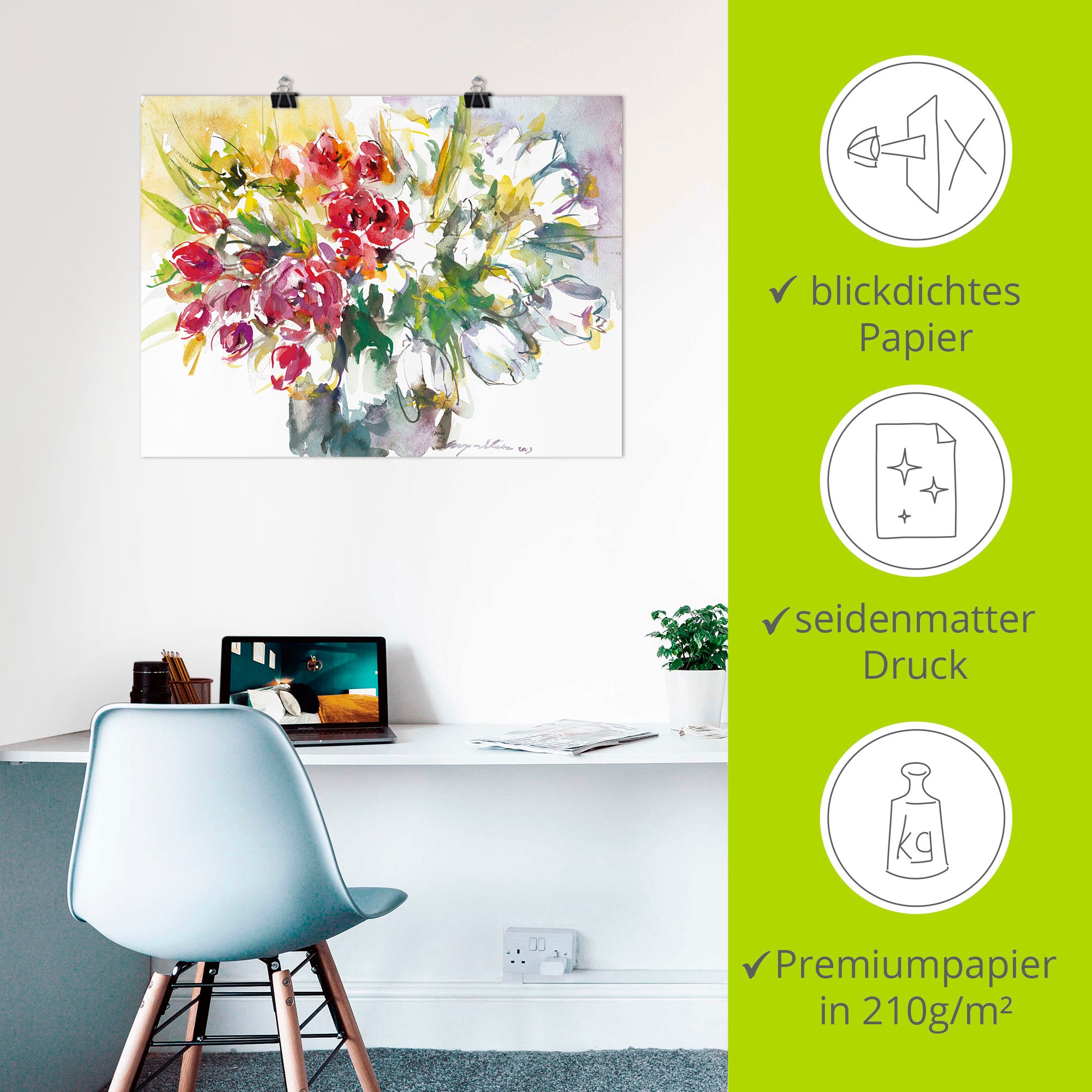 Artland Wandbild »Blumenstrauß IV« 1 Stk. tlg. als Leinwandbild, Poster in verschied. Größen