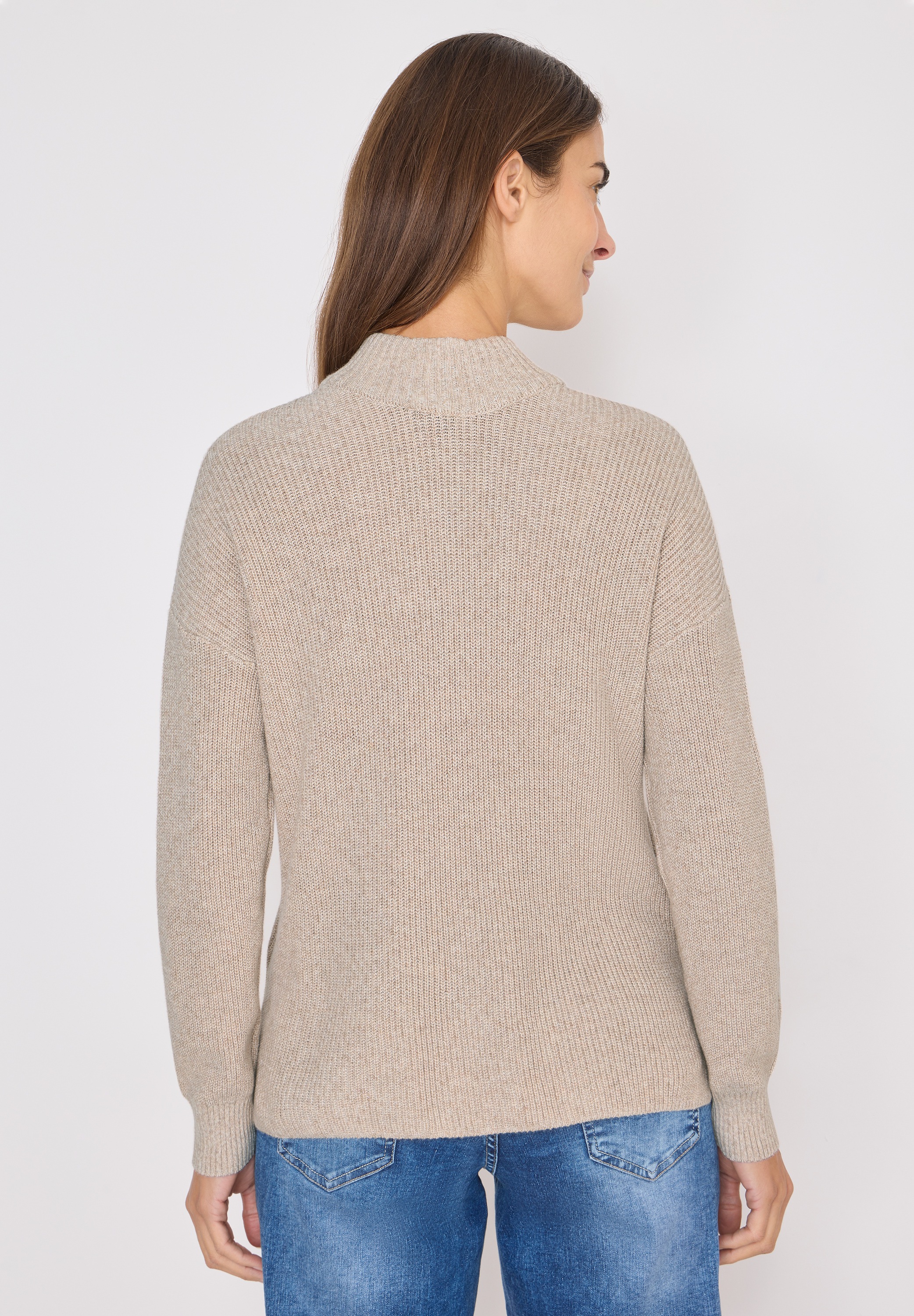 Cecil Strickpullover aus reiner Baumwolle günstig online kaufen