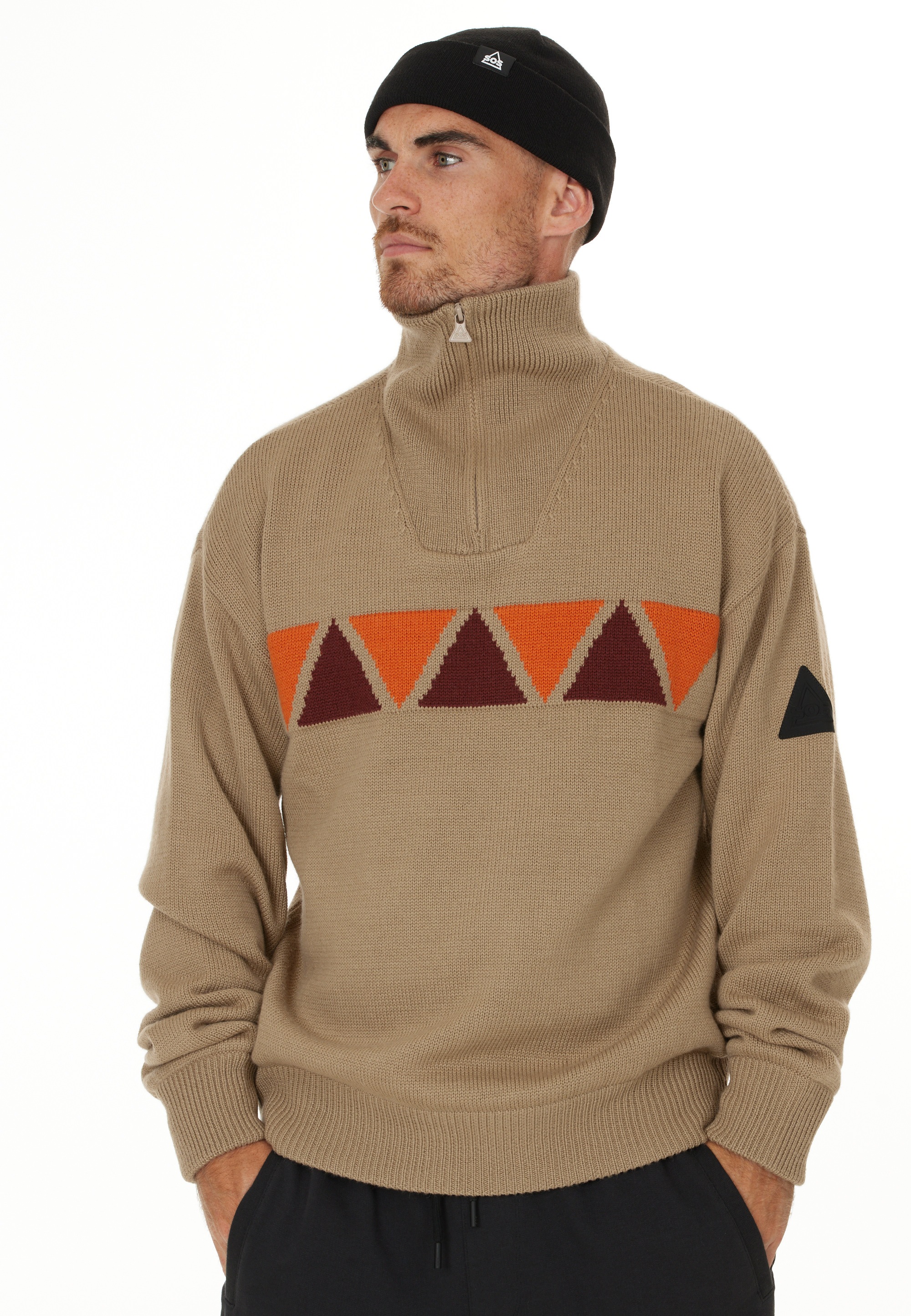 SOS Langarmshirt "Aboda" mit winddichter Innenschicht