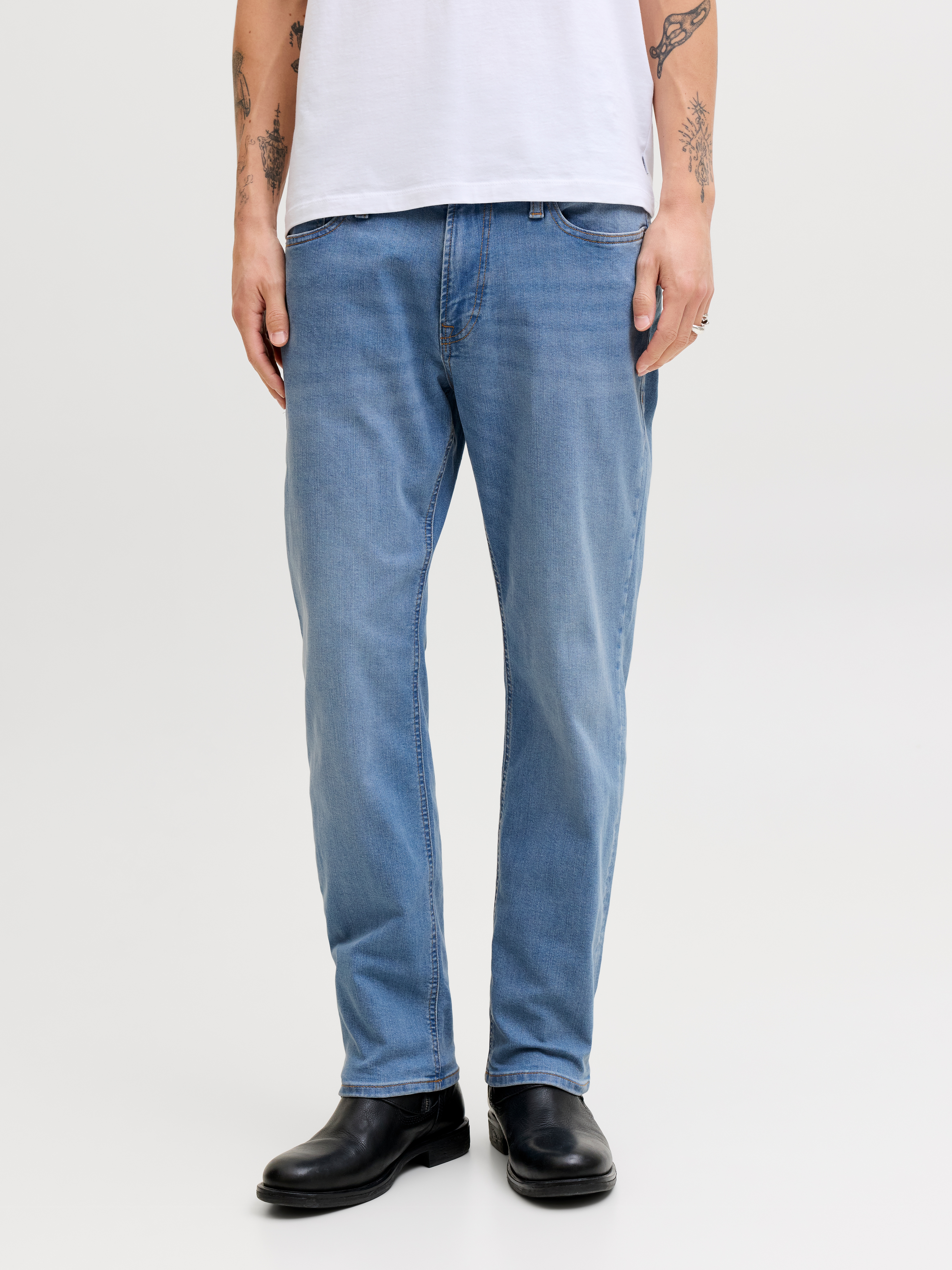 Jack & Jones "JJICLARK JJORIGINAL SQ 2" Baumwollmischung, straight fit
