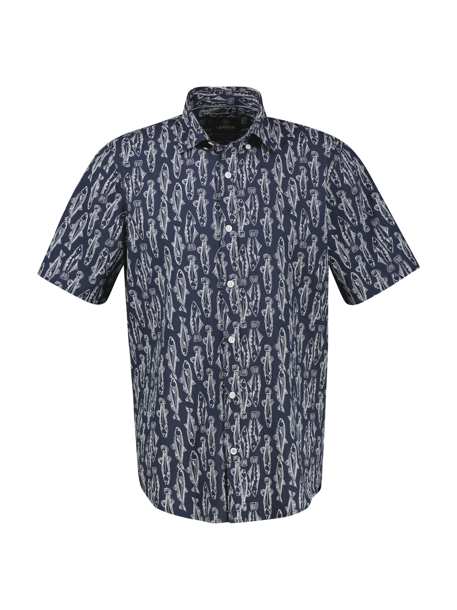 LERROS Kurzarmhemd mit Allover-Print